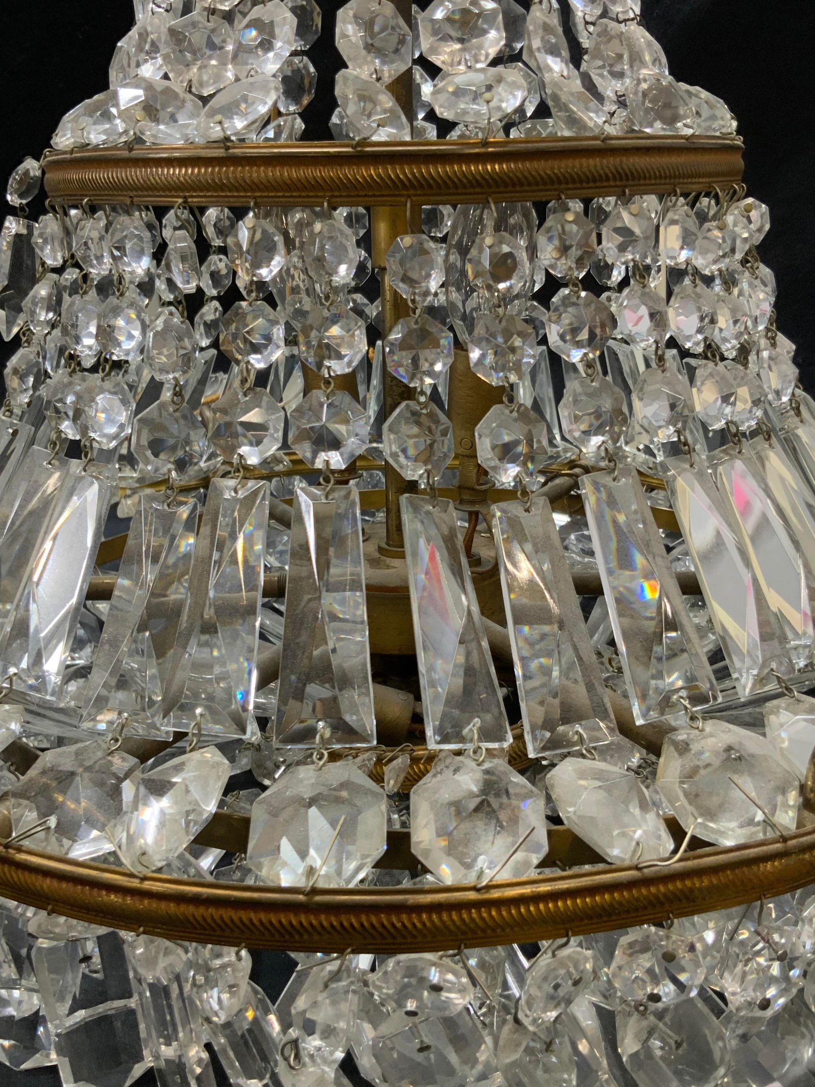 Empire Tiered Crystal Prism Chandelier (1 of 9)