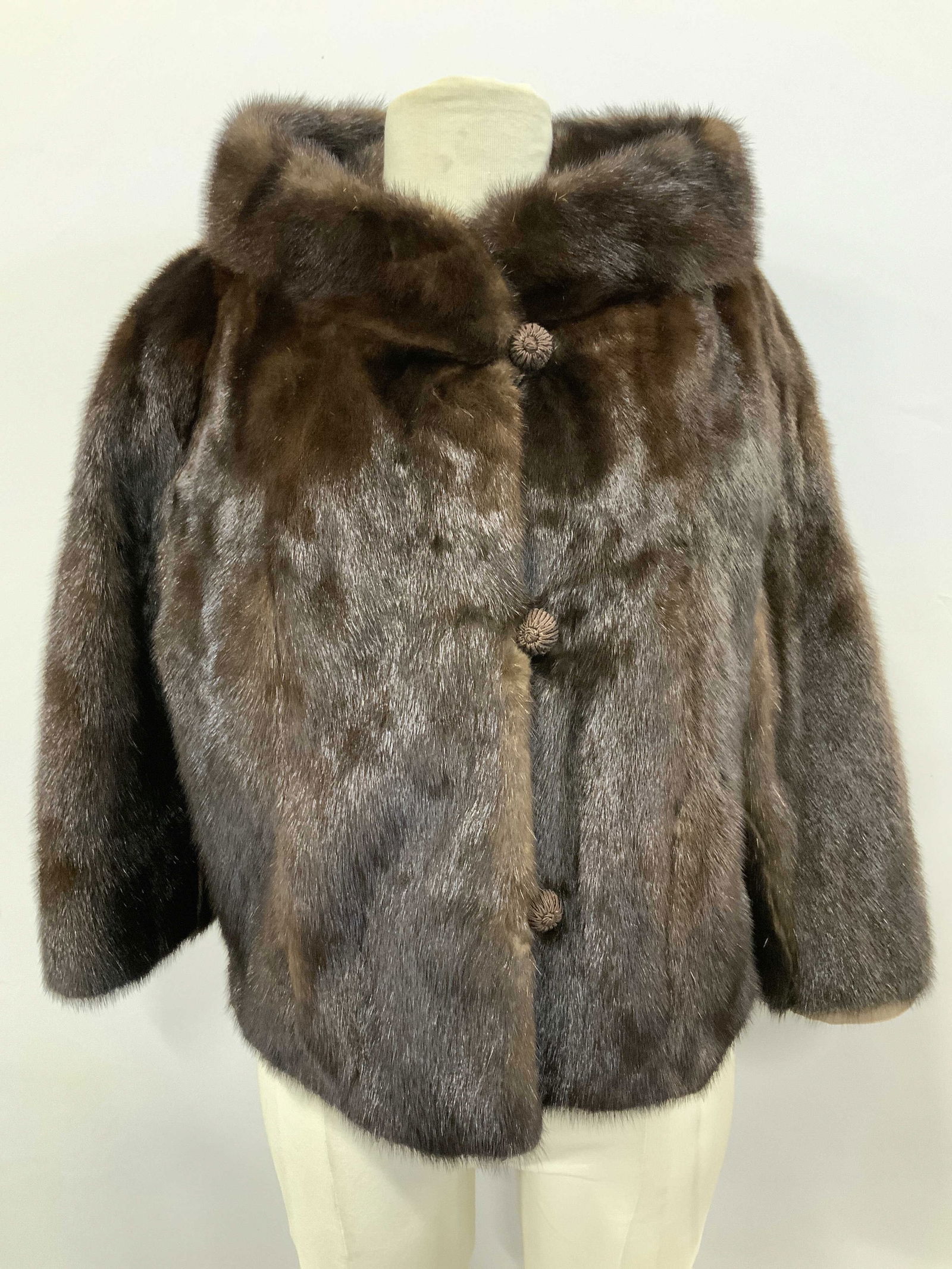 Vintage Custom Mink Fur Cocktail Jacket (1 of 12)
