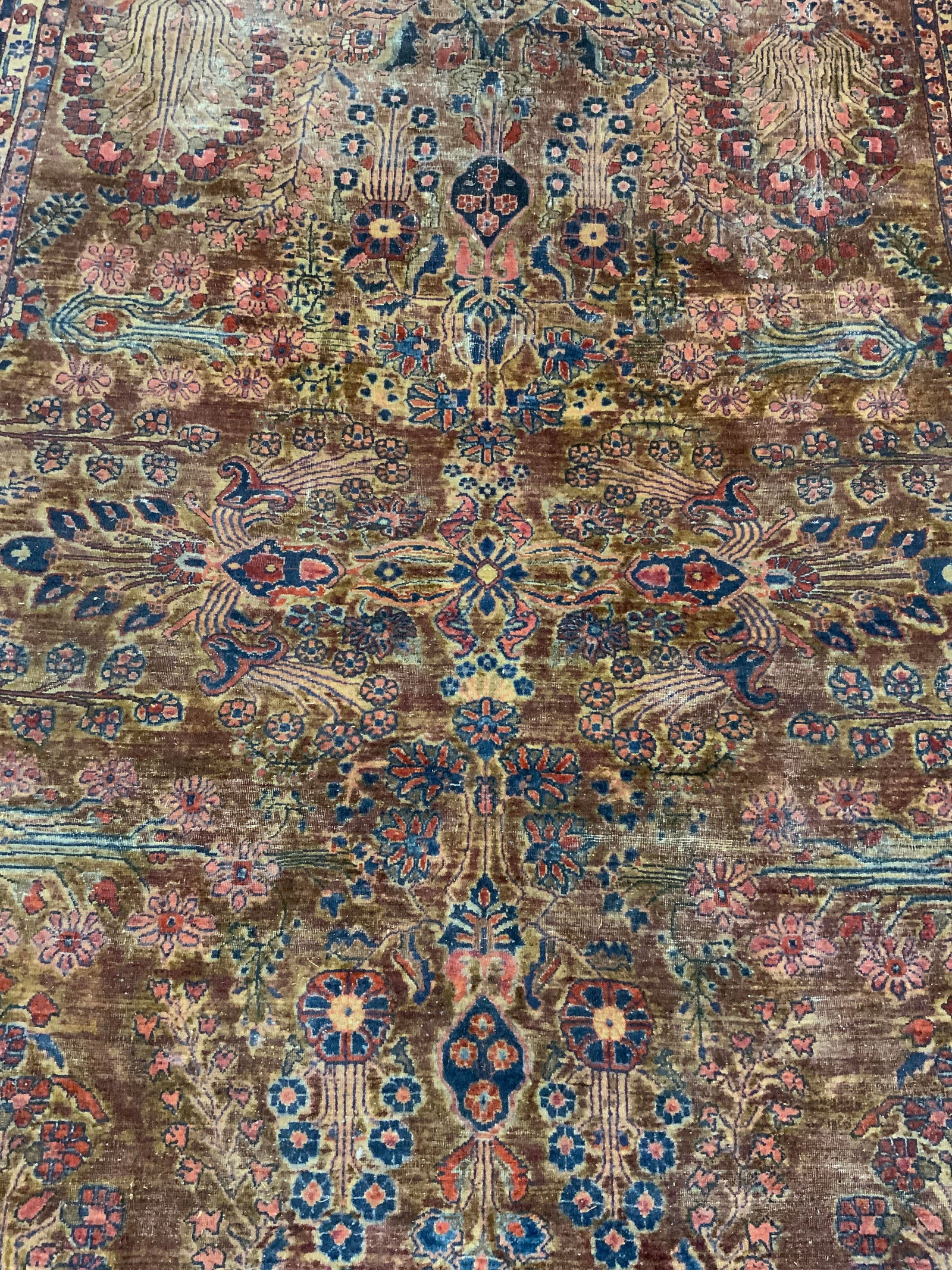 Antq Handmade Persian Wool Rm Sz Area Rug (1 of 11)