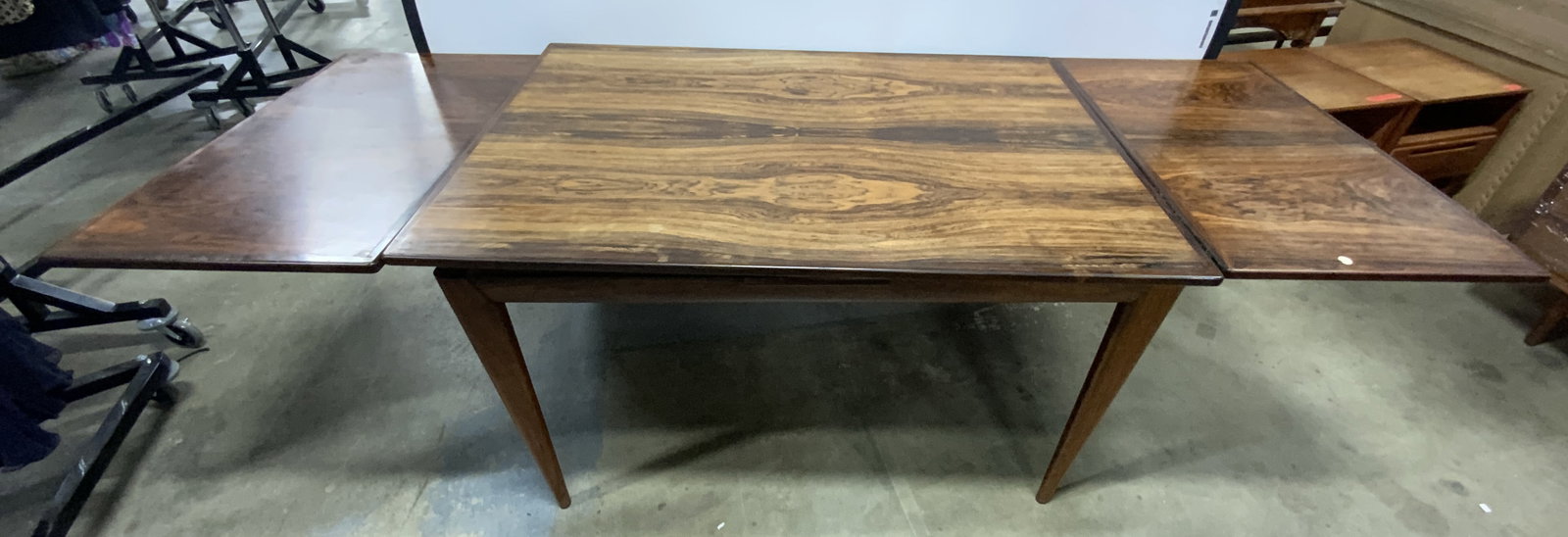 MCM Wooden Split Leaf Dining Table (1 of 9)