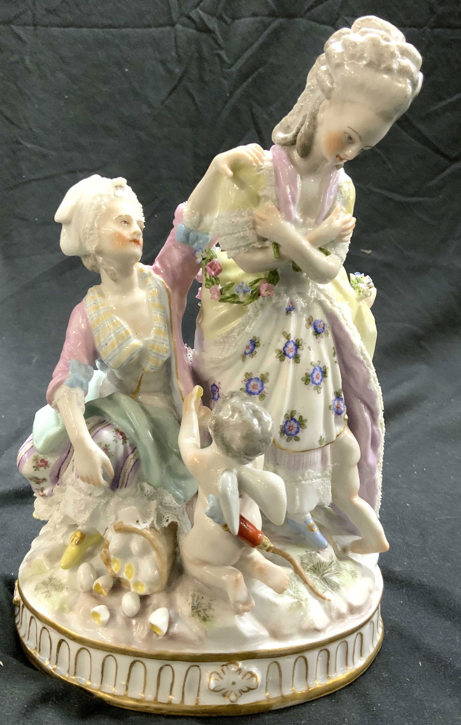 MEISSEN THE BROKEN EGGS Antique Figural (1 of 11)
