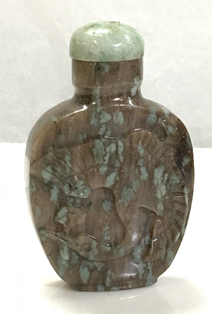 Collectible Carved Stone Snuff Bottle (1 of 6)