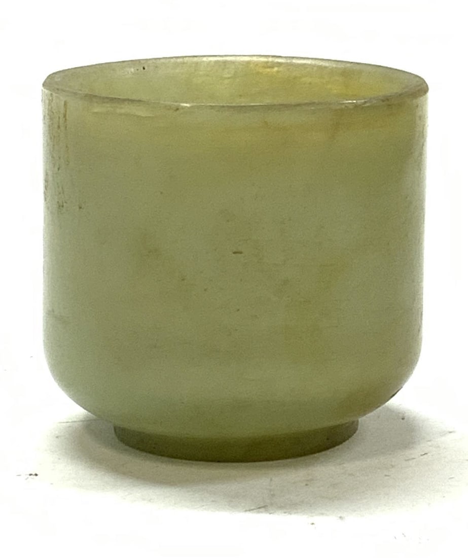 Carved Stone Chinese Tea Cup (1 of 7)