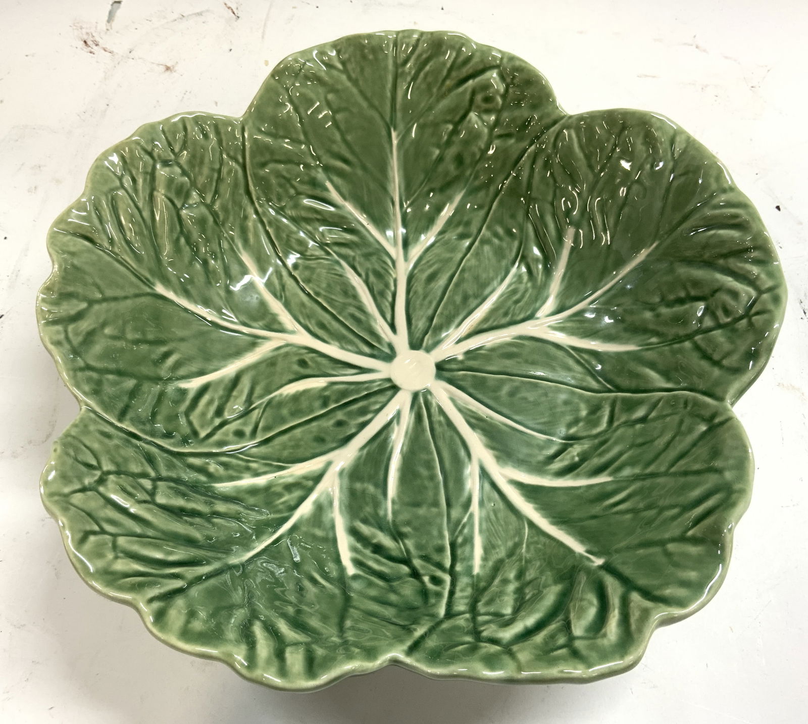 BORDALLO PINHEIRO Ceramic Cabbage Bowl PORTUGAL (1 of 8)