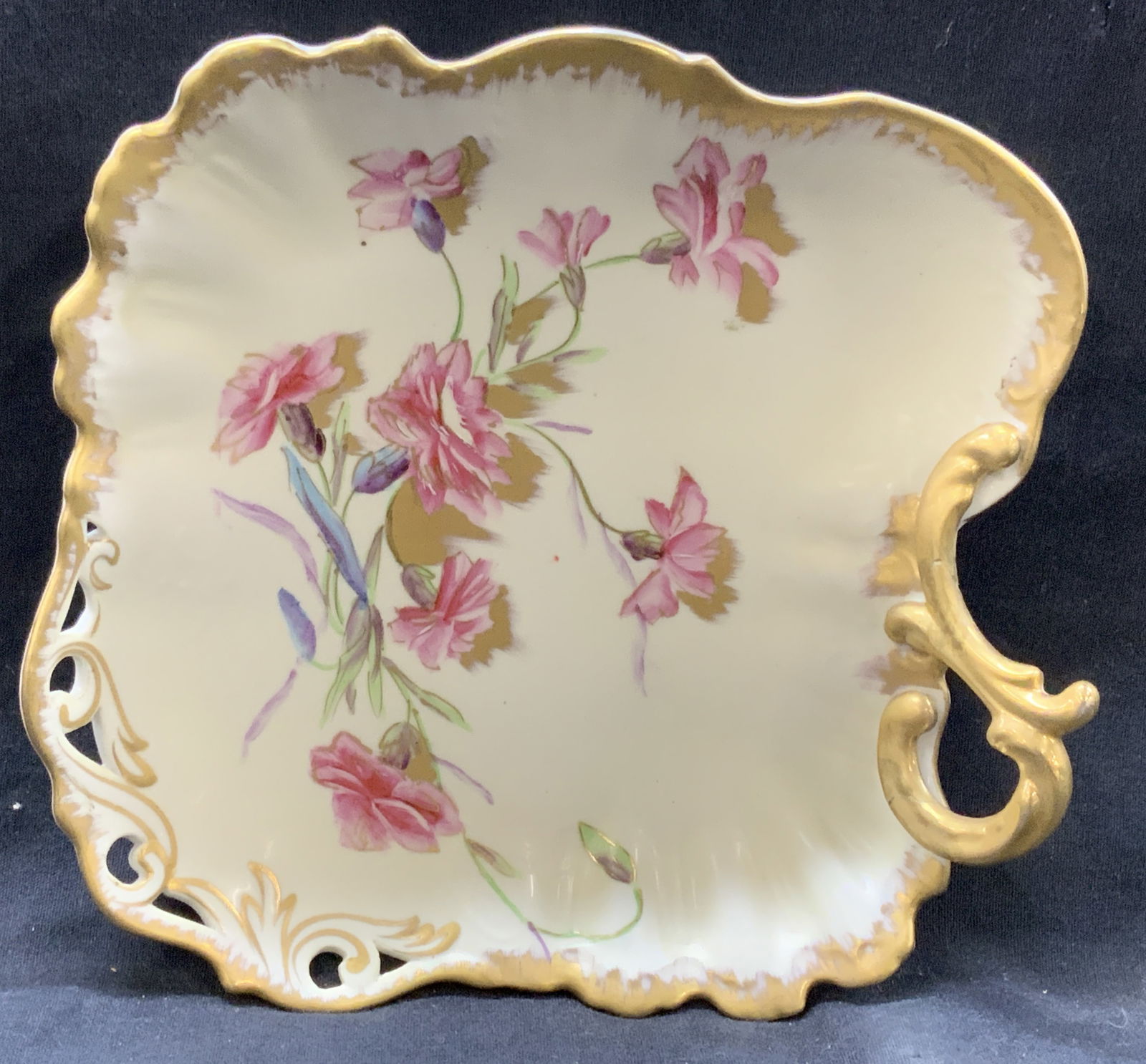 Hand Painted Gilt Porcelain Dish (1 of 9)