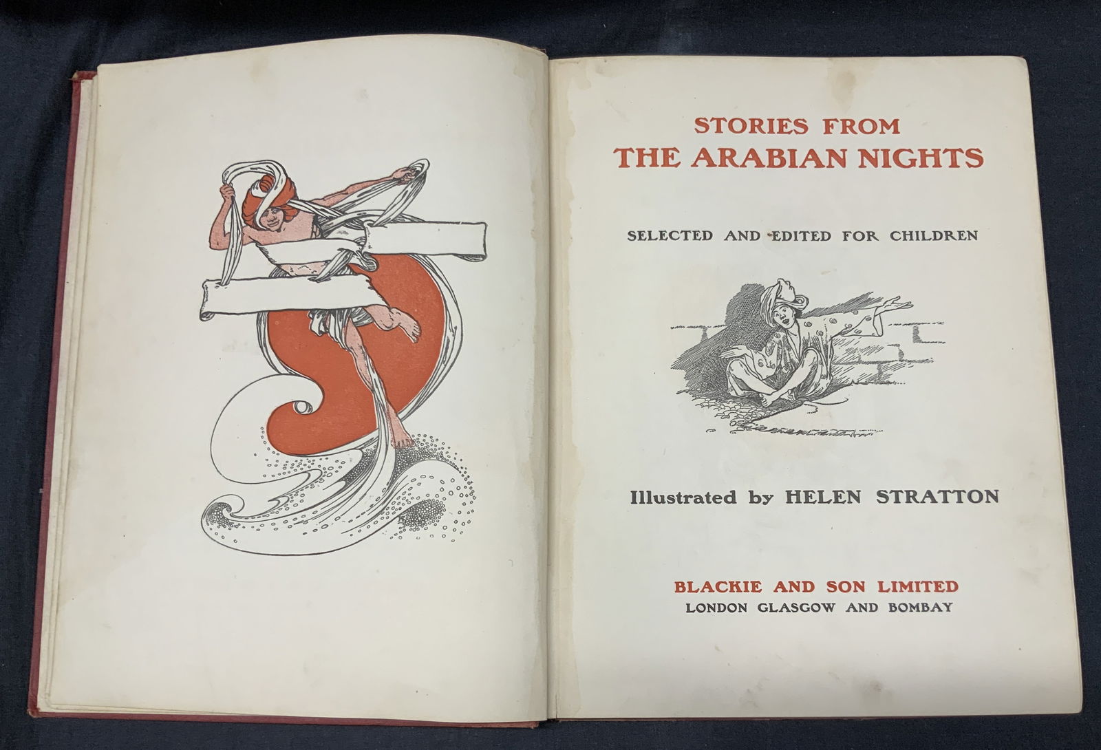 Vntg The Arabian Nights, Illustrated Story Book (1 of 10)