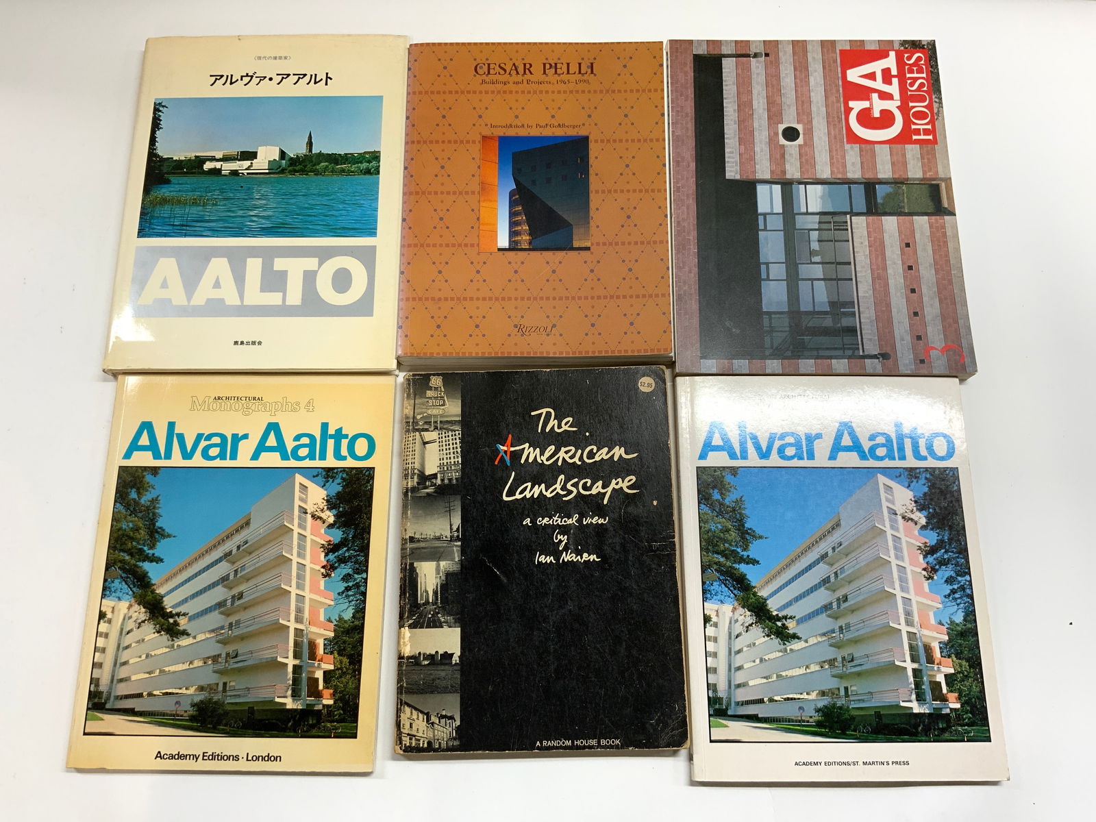 Lot 6 Paperback Architecture Bks Alvar Aalto & More (1 of 11)
