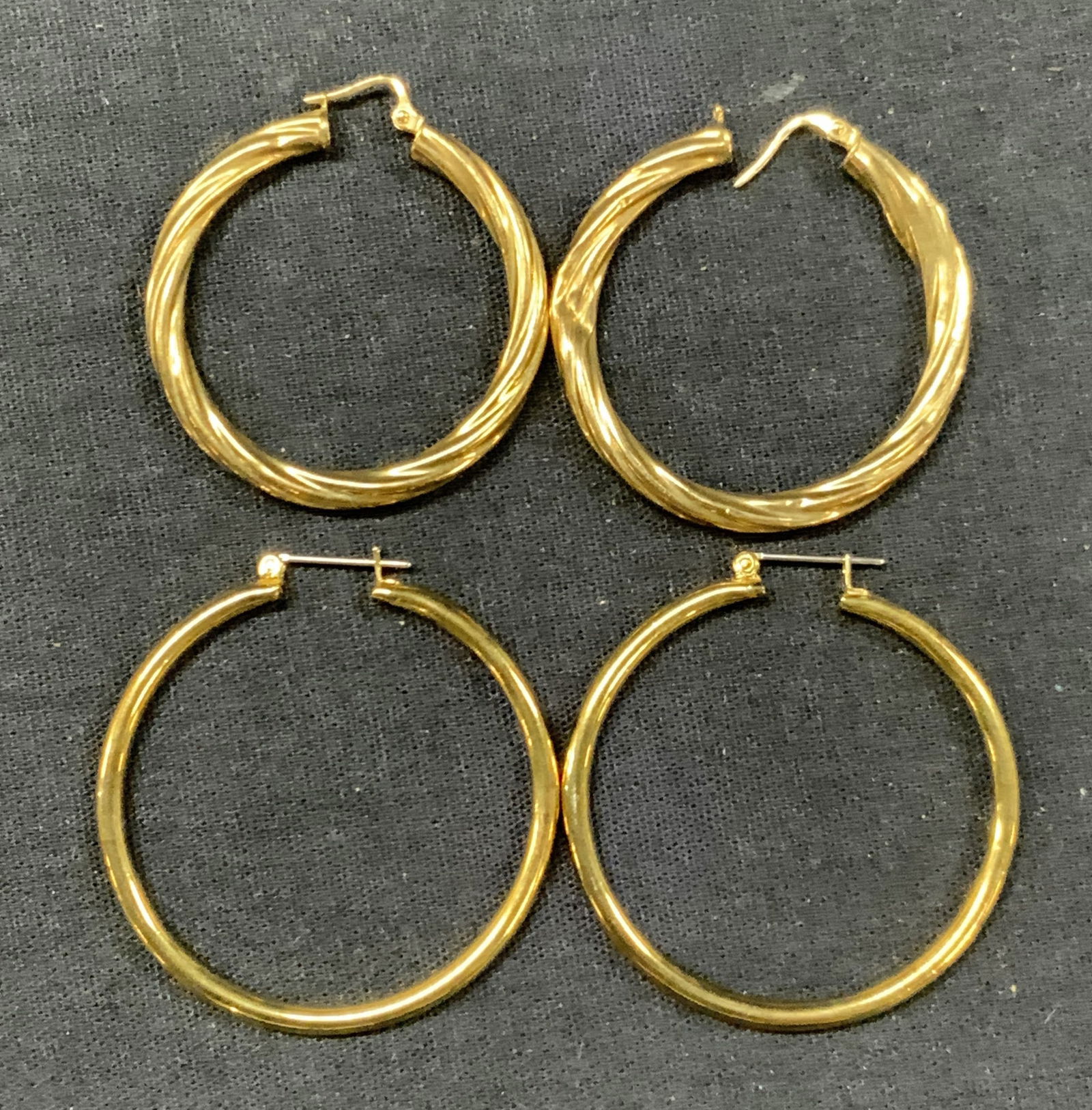 18k & 10k Gold Hoop Earrings (1 of 5)