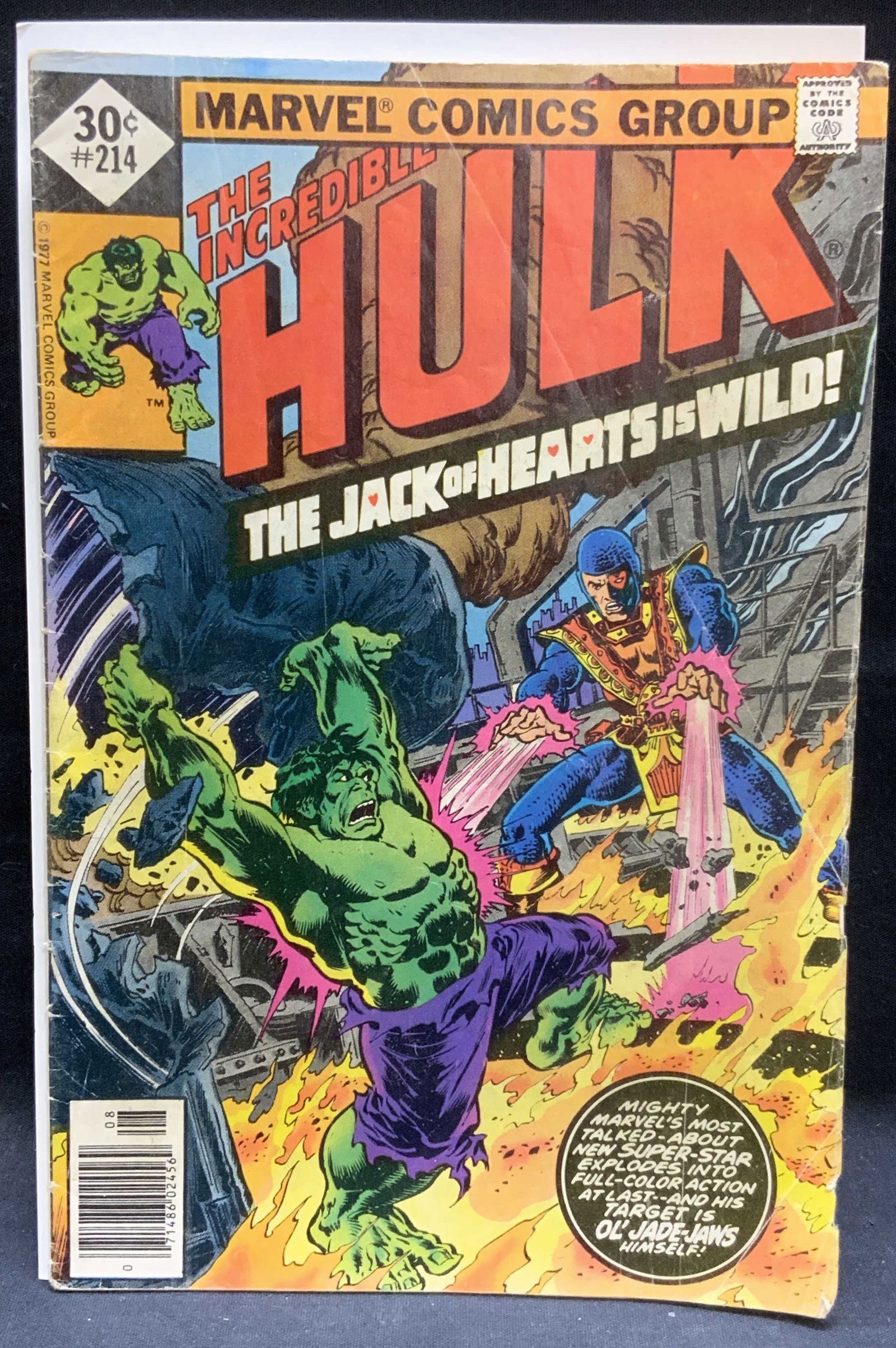 Marvel Comics Incredible Hulk Vol 1 No 214, 1977 (1 of 9)