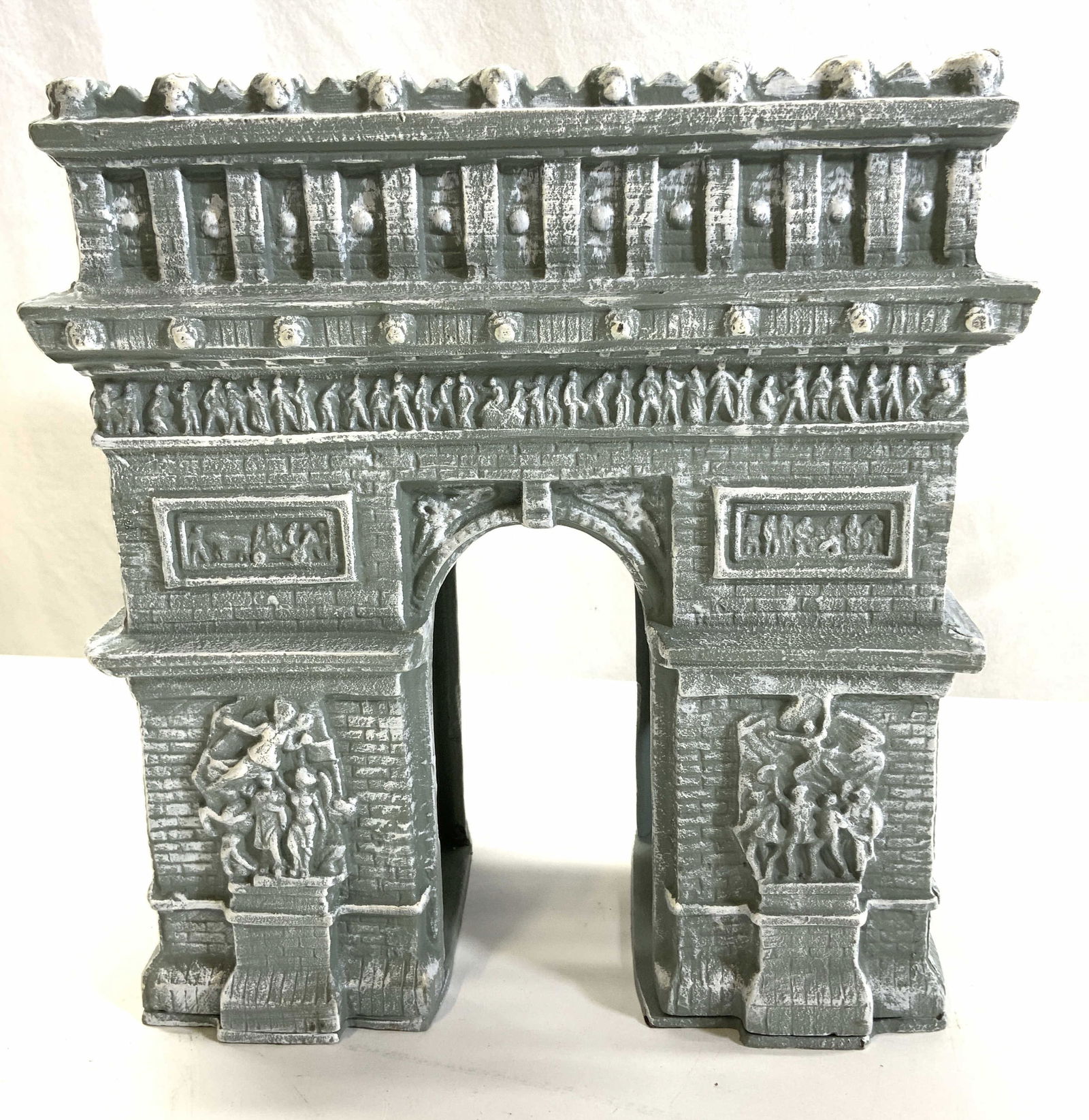 Cast Iron Arc de Triomphe Candle Statuary, New (1 of 7)