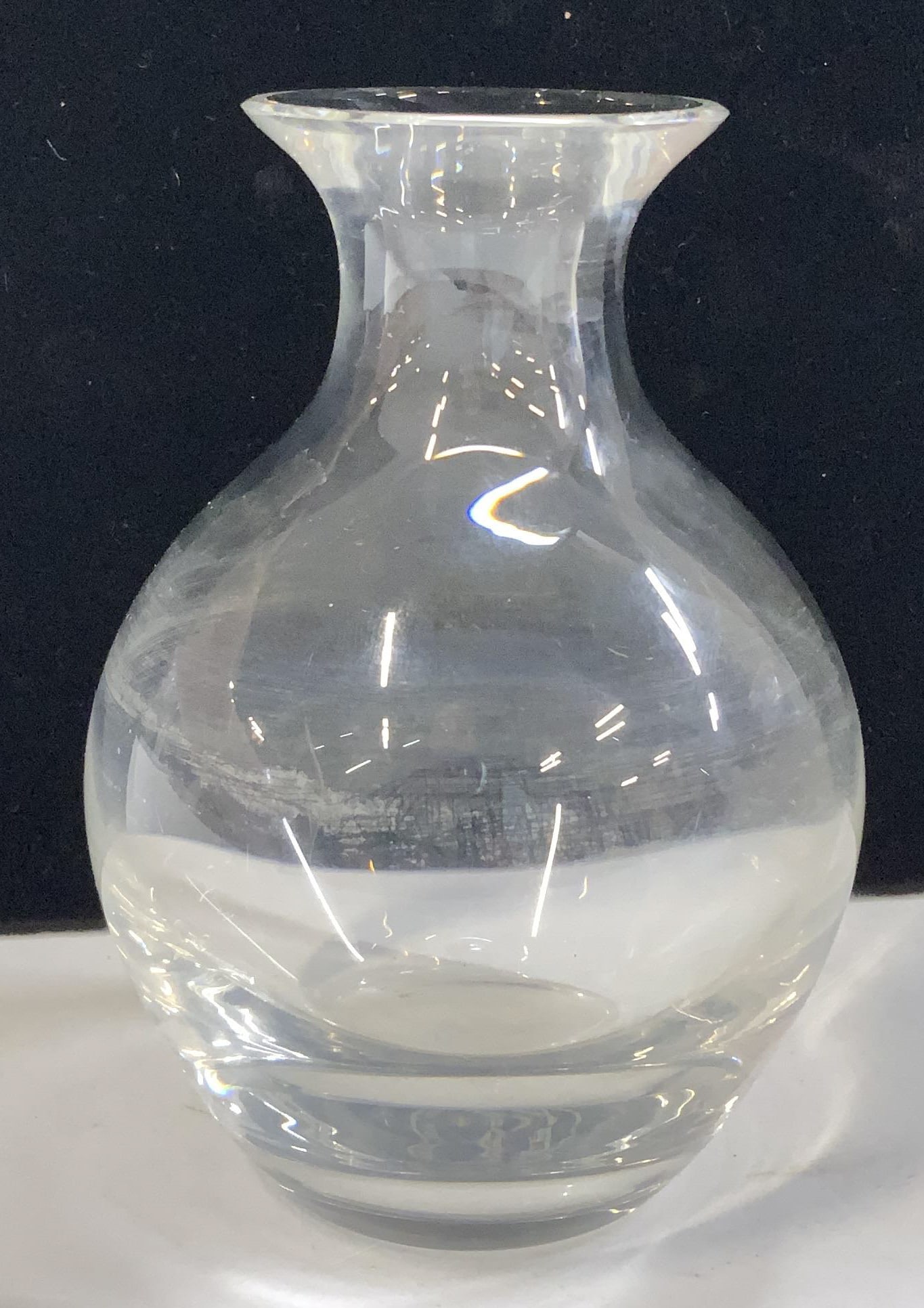 BACCARAT FRANCE Crystal  Vase, Hallmarked (1 of 6)