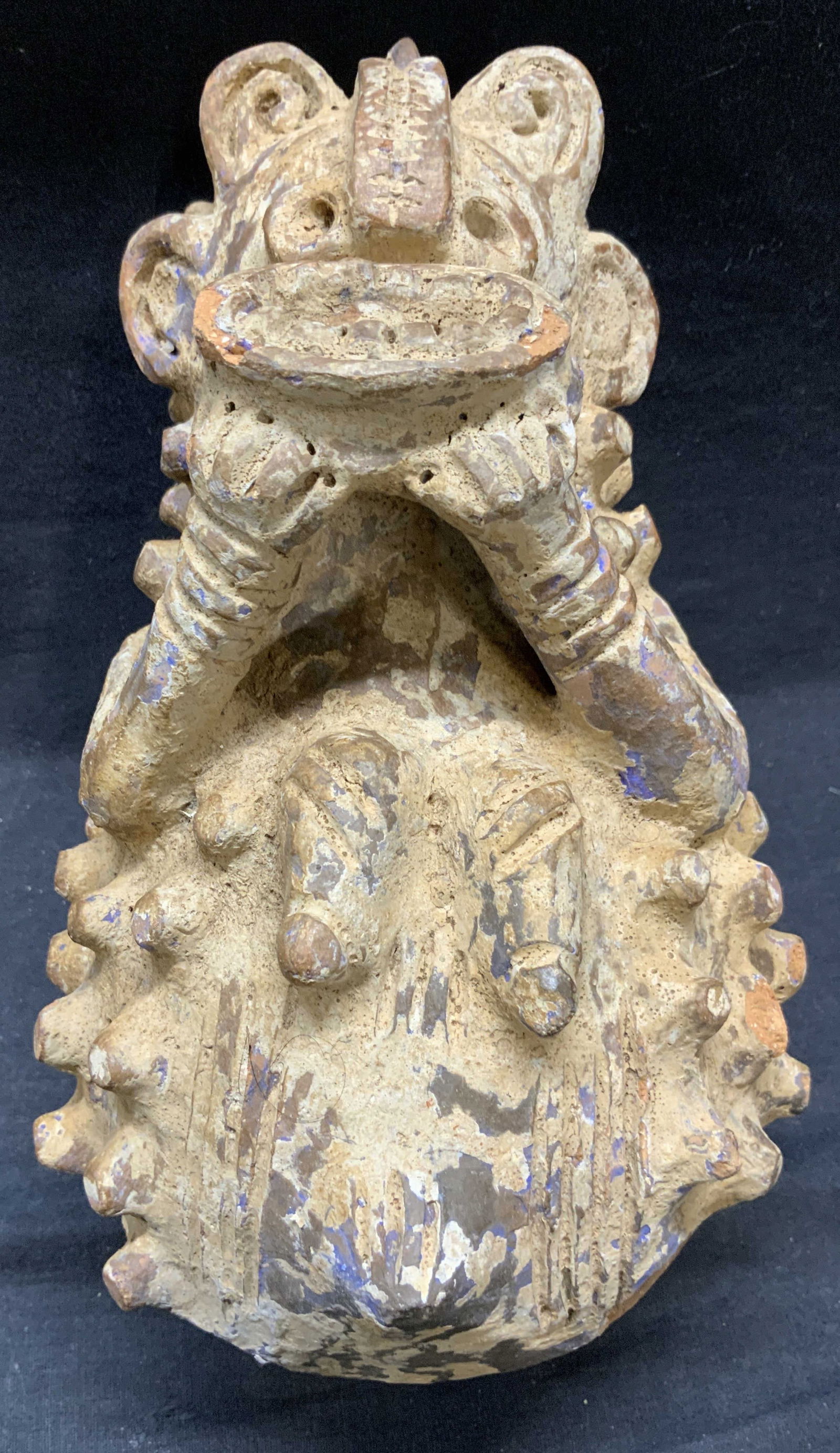 Antique Handmade Terra Cotta Ceramic Figural (1 of 6)