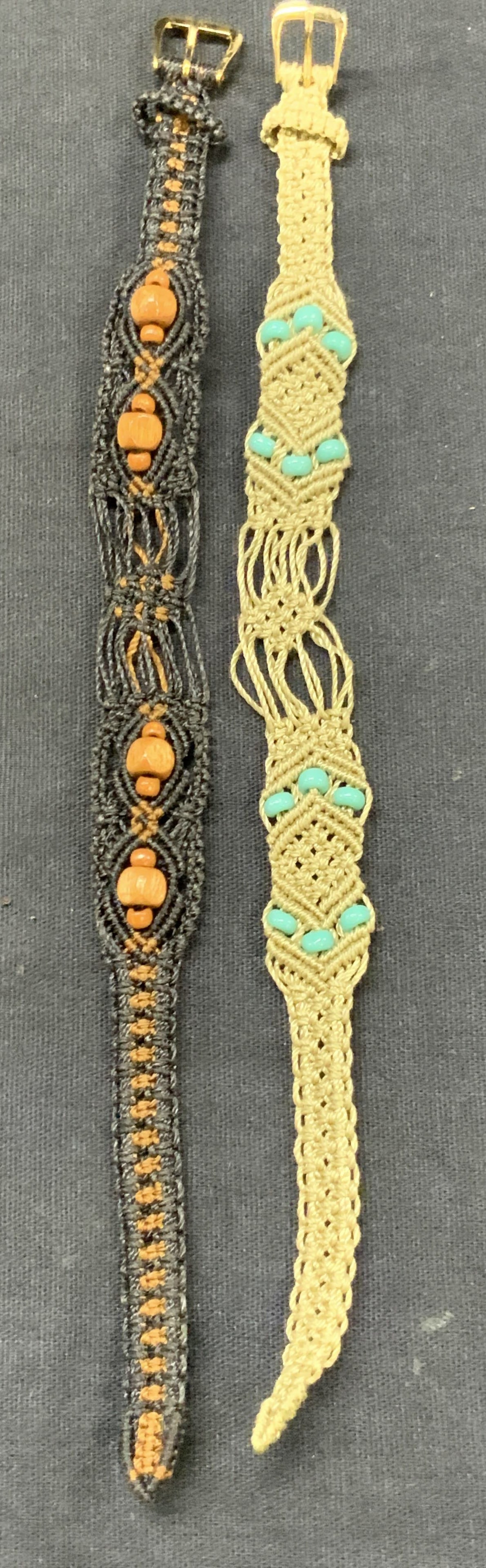Lot 2 Woven Beaded Bracelets (1 of 8)