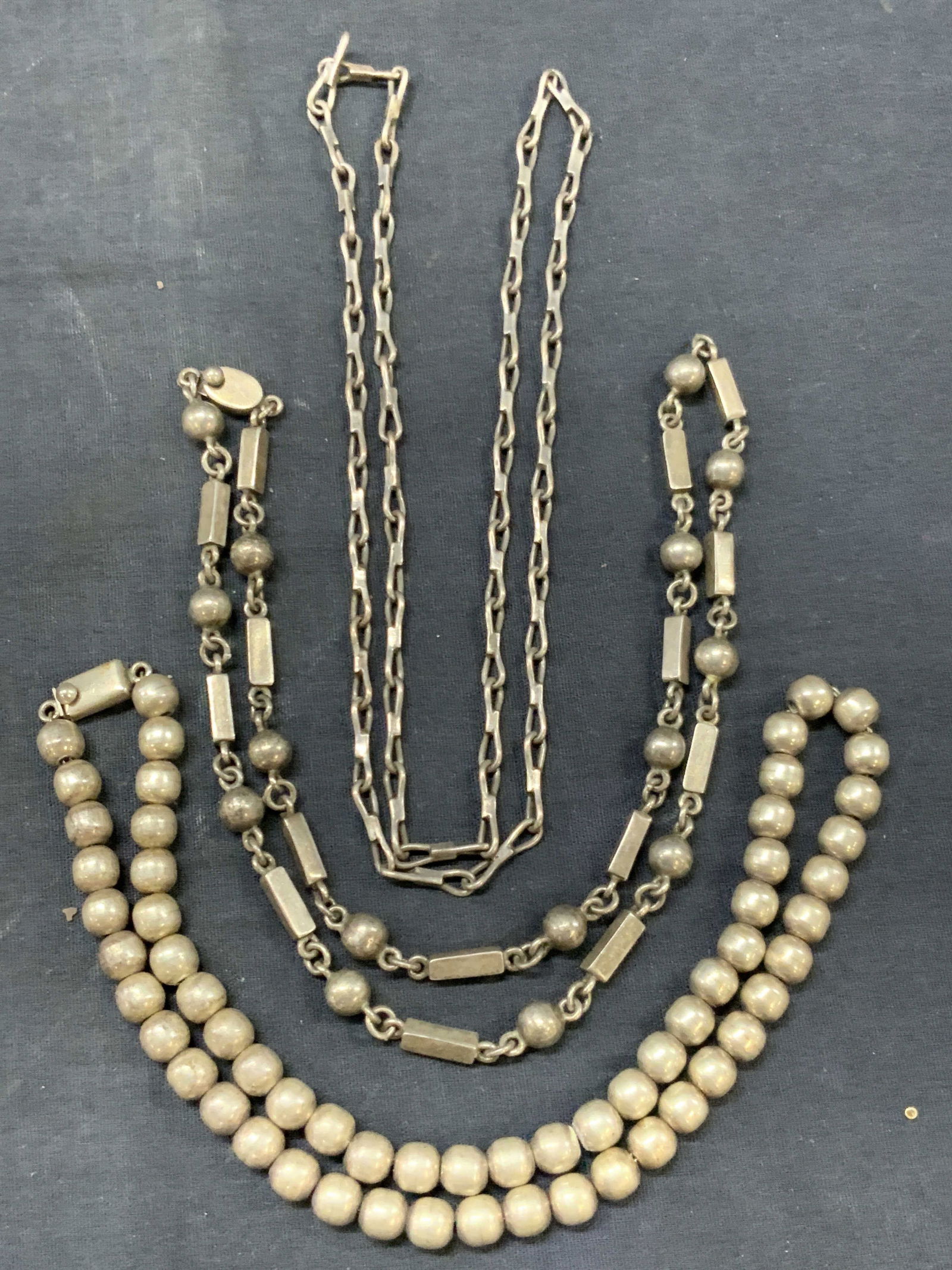 Lot 3 Sterling Silver Necklaces (1 of 9)