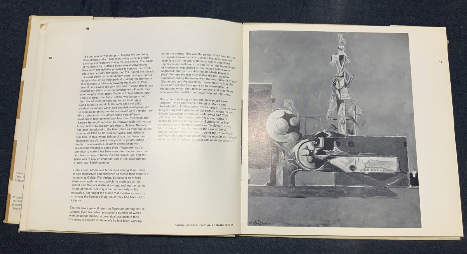 1970 British Art & Sculpture, 1960-70 Illustr. Book (1 of 7)