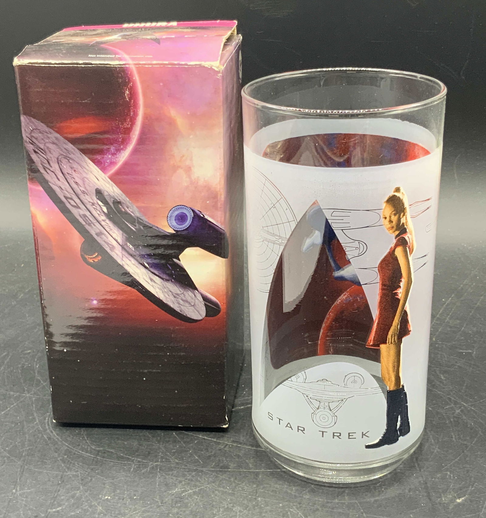 STAR TREK Uhura Collectible Glass, Original Box 08 (1 of 9)