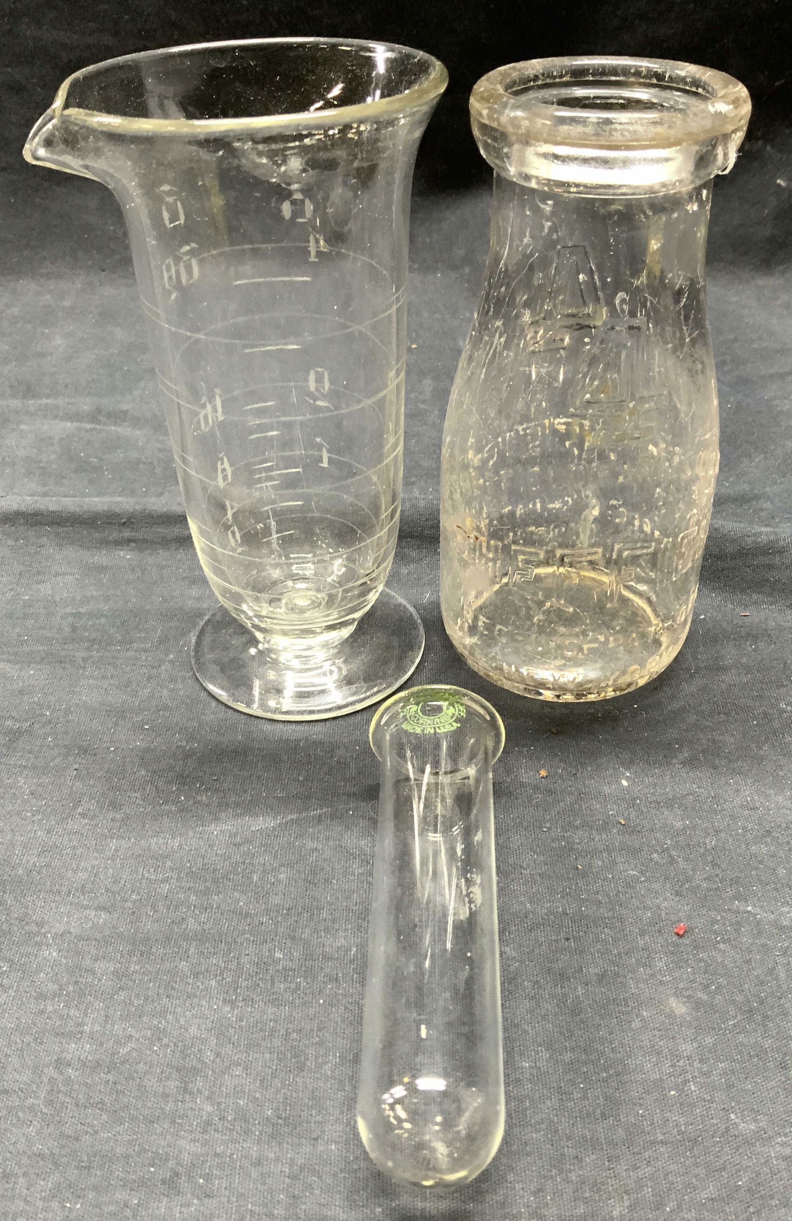 Lot 3 Assorted Glassware Glass Vessels (1 of 7)
