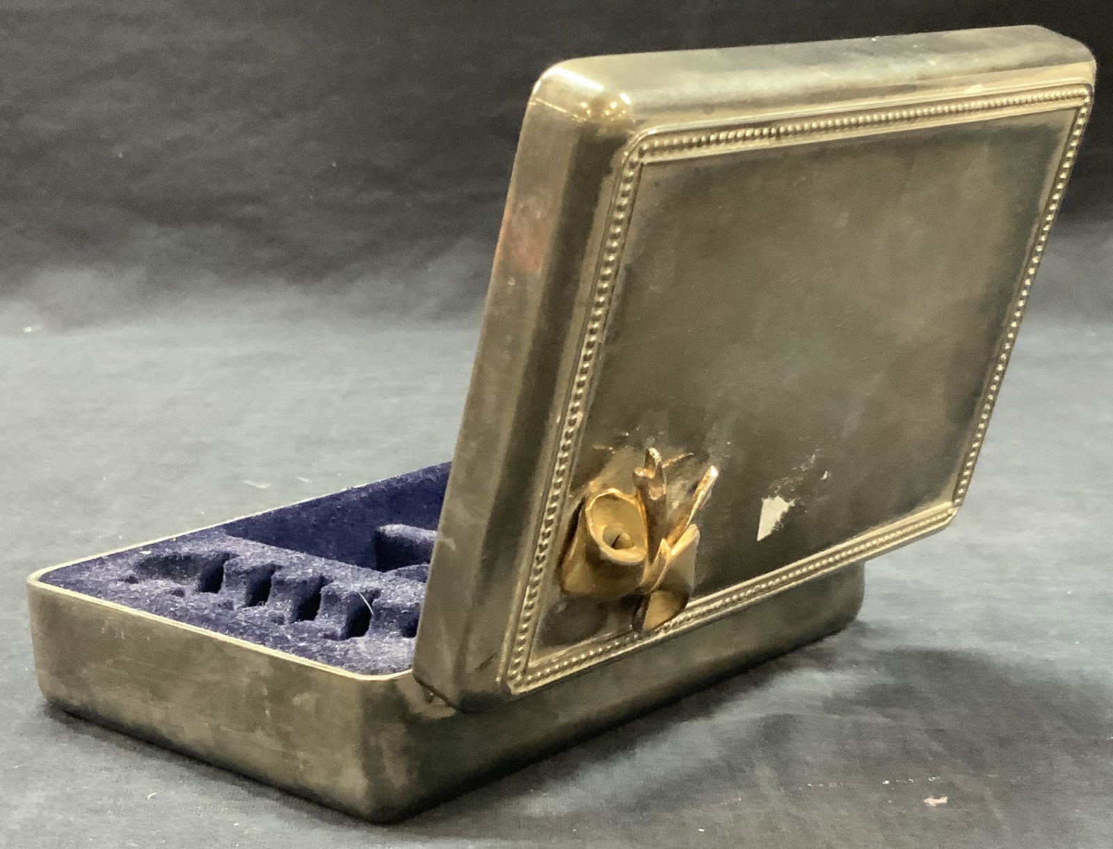 Vntg Silver Plate Jewelry Box (1 of 7)