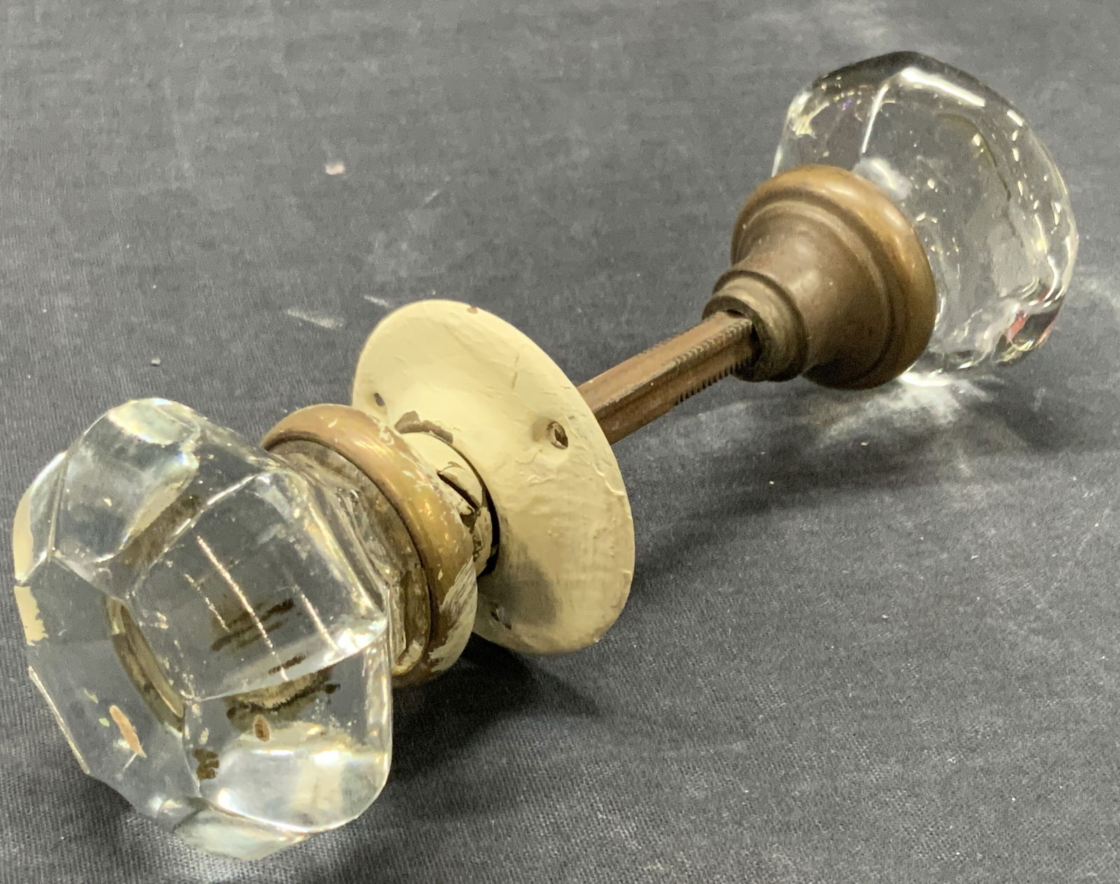 Vntg Glass Crafted Door Knobs (1 of 5)