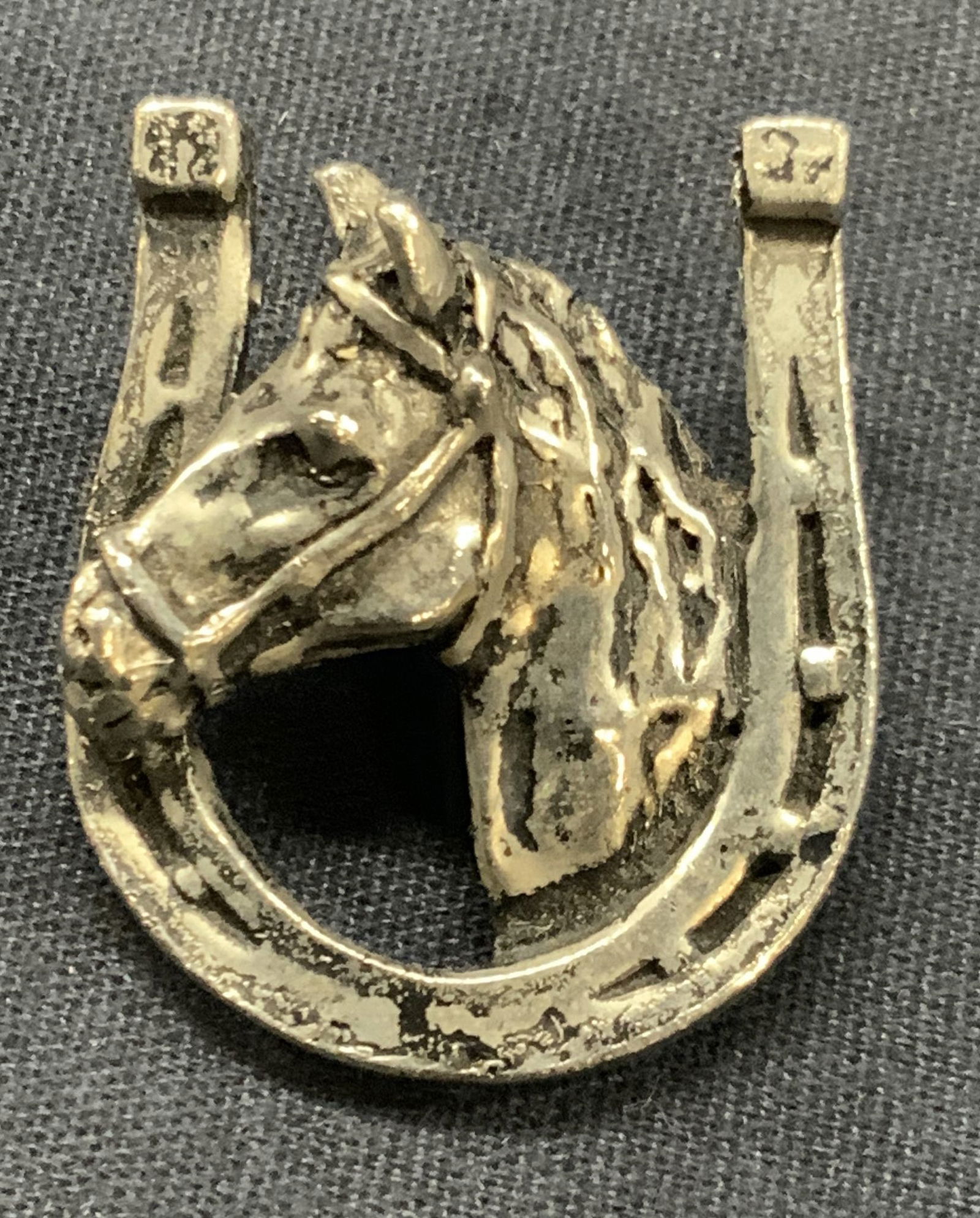 Silver Tn Horse Head Clip (1 of 5)