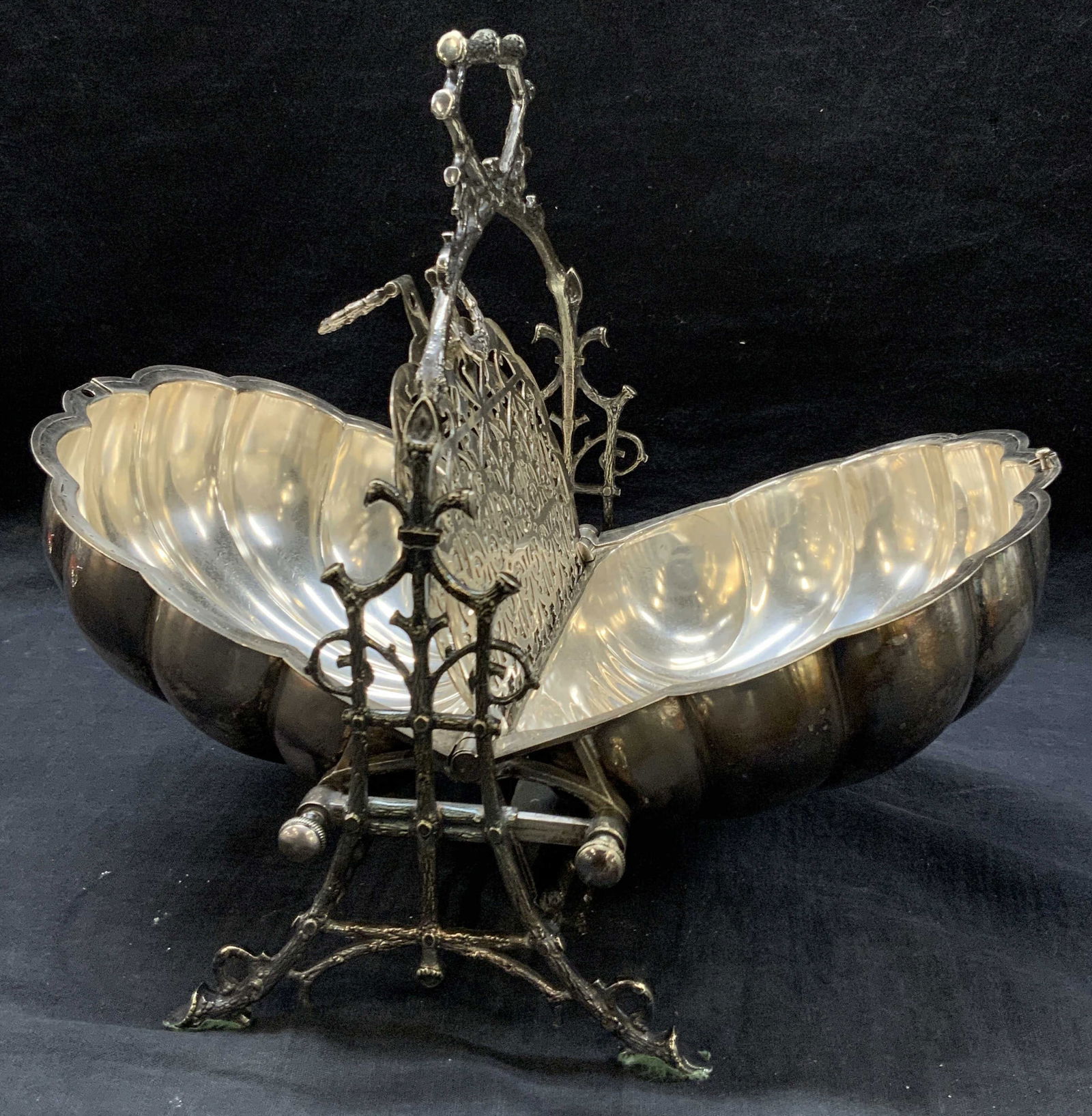 Antq Santiforth Silver Plate Biscuit Box (1 of 10)