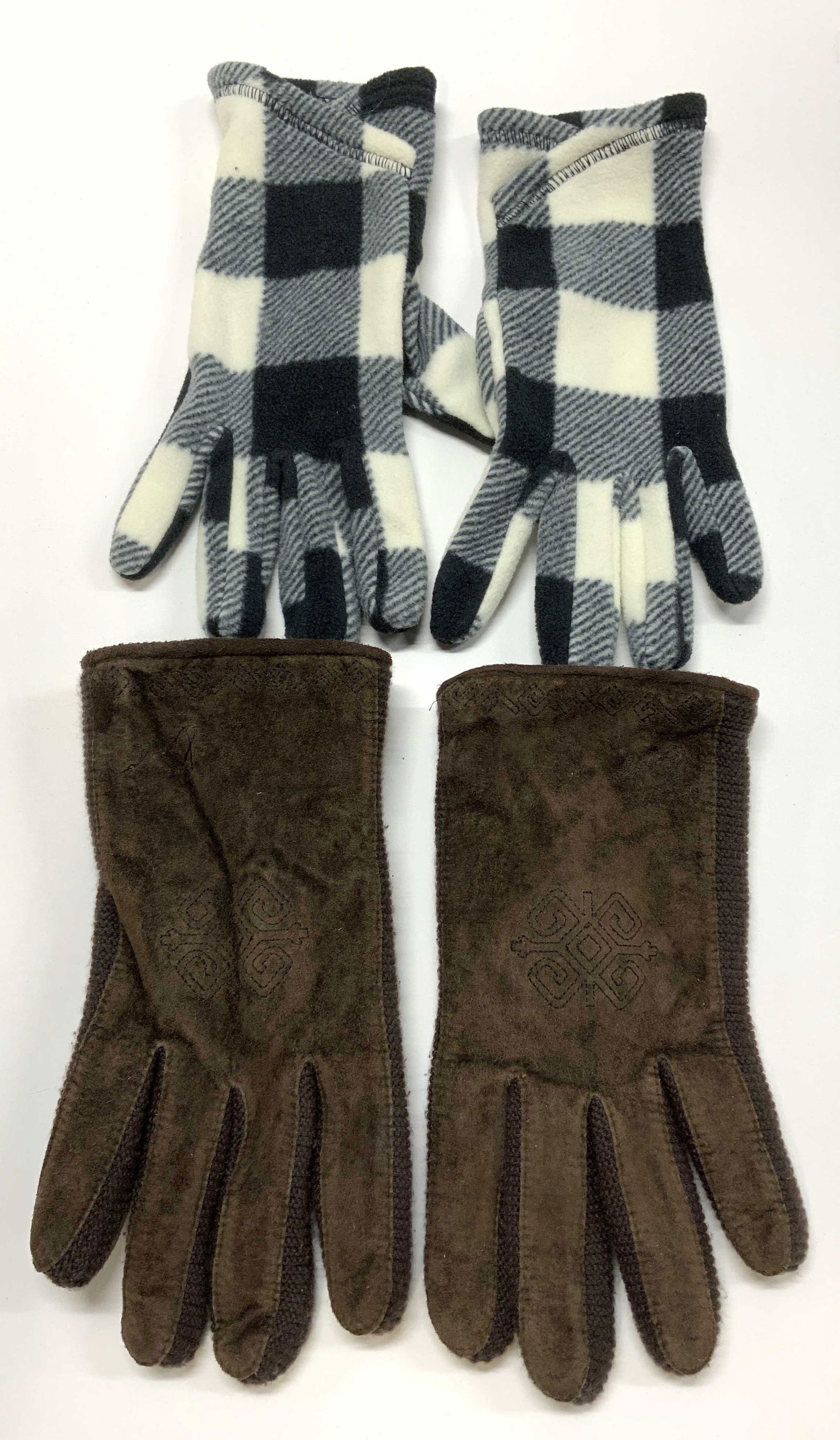 2 Prs Ladies Winter Gloves, KENZO & Lands End (1 of 6)