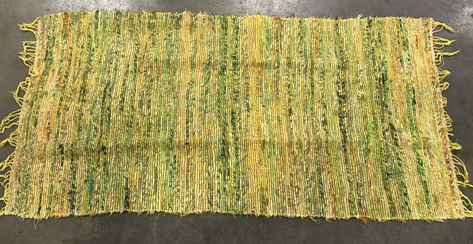 Vintage Hand Woven Rag Rug (1 of 8)