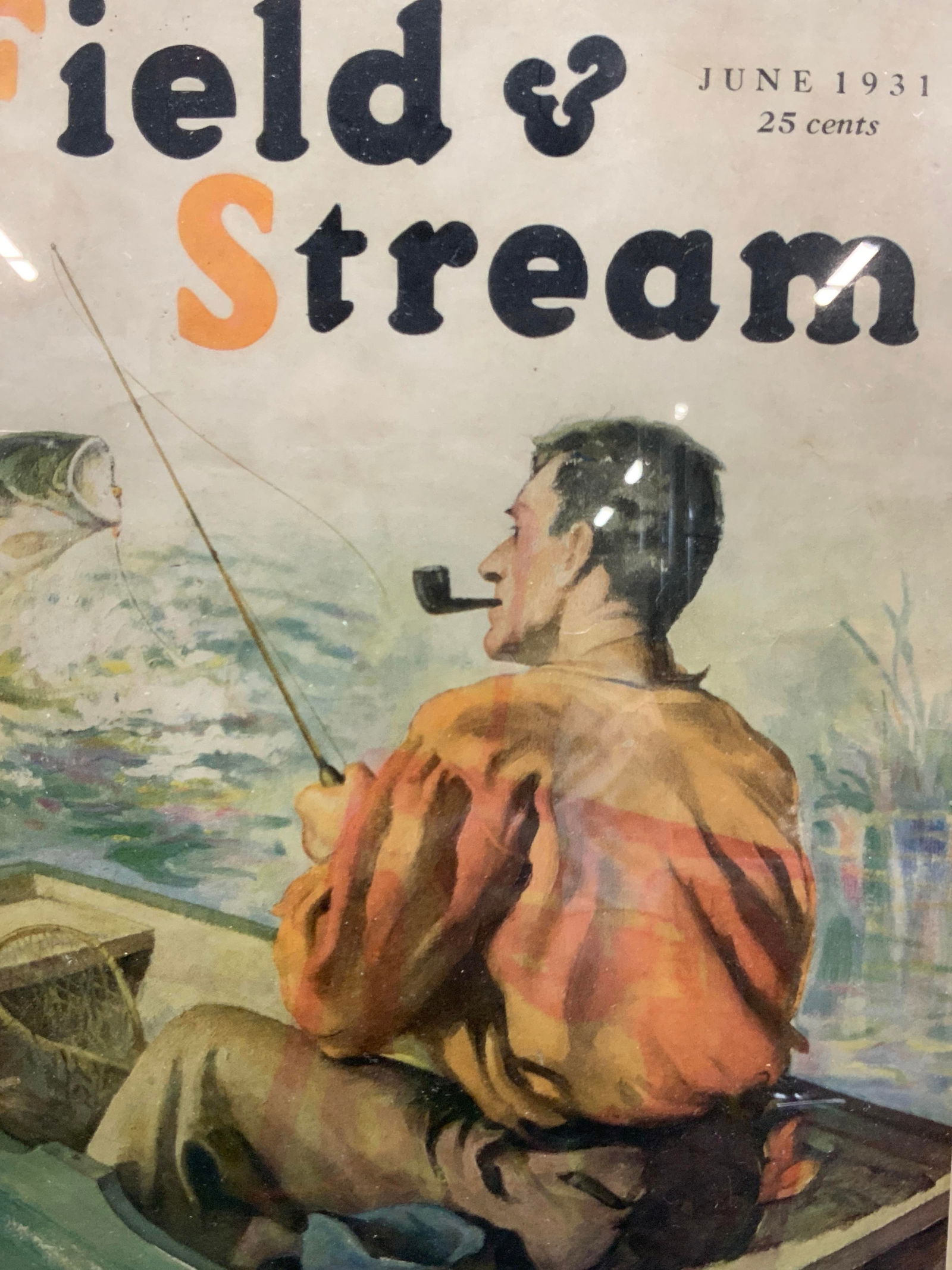 1931 Field & Stream Magazine Cover Art (1 of 8)