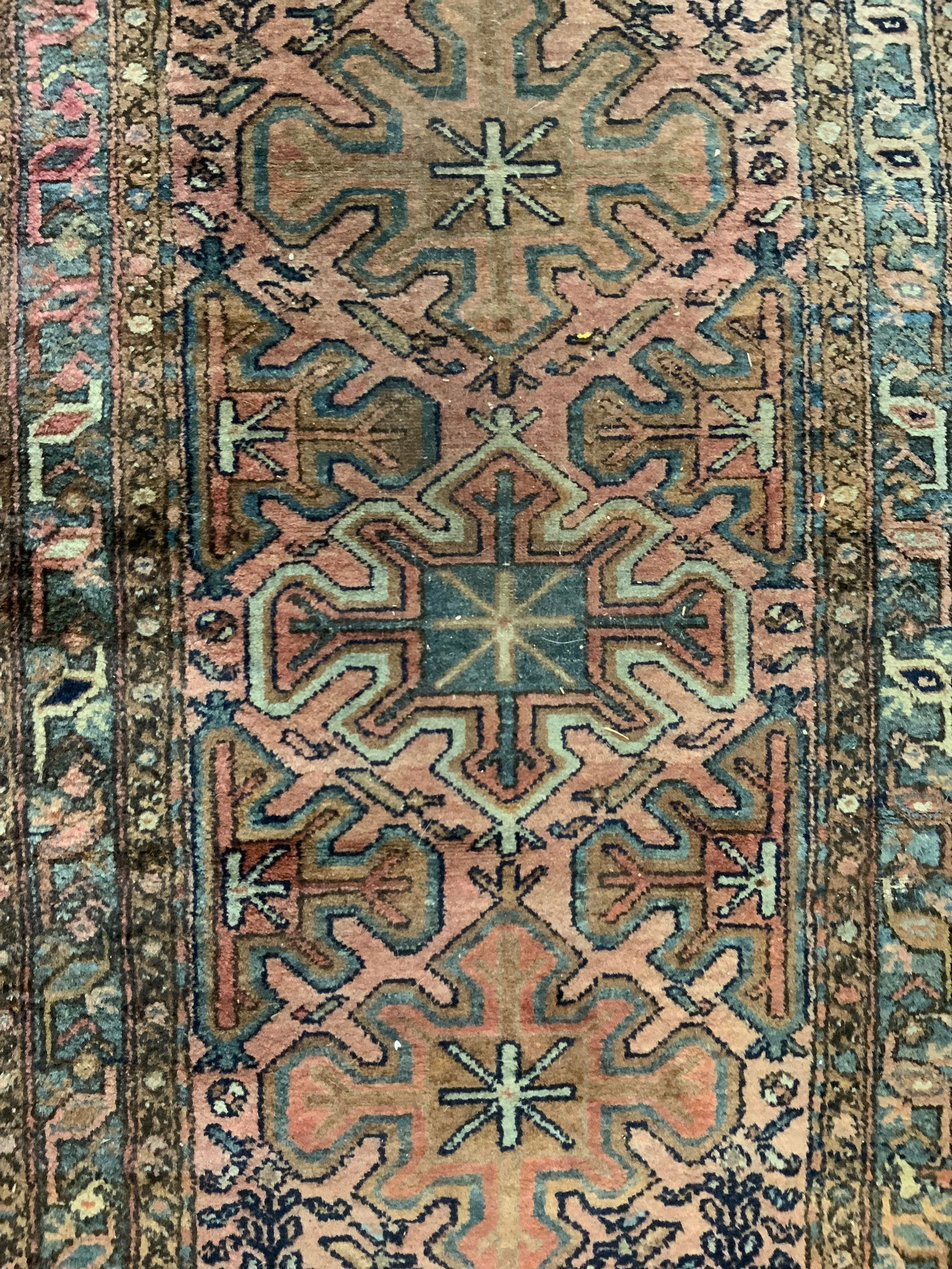 Antique Handmade Wool Persian Area Rug (1 of 8)