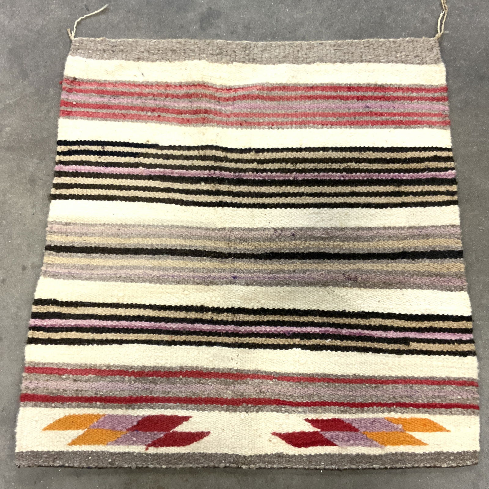 Vintage Handmade Wool Tribal Rug (1 of 6)