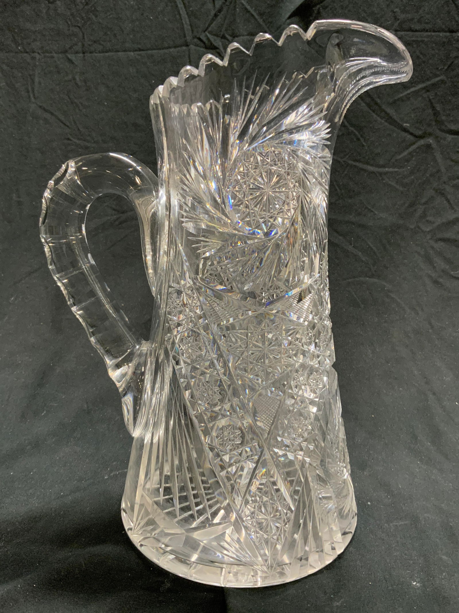 Brilliant Cut Crystal Pitcher Vessel (1 of 8)