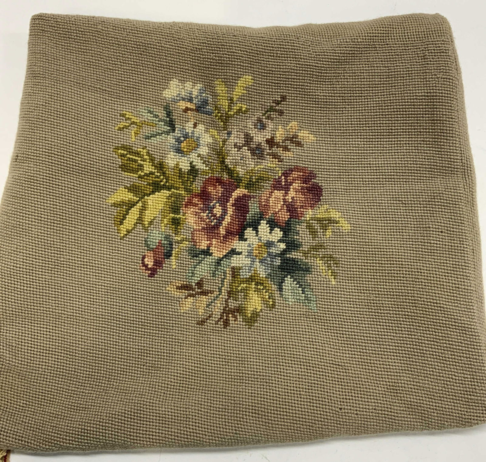 Wool Needlepoint on Canvas (1 of 7)