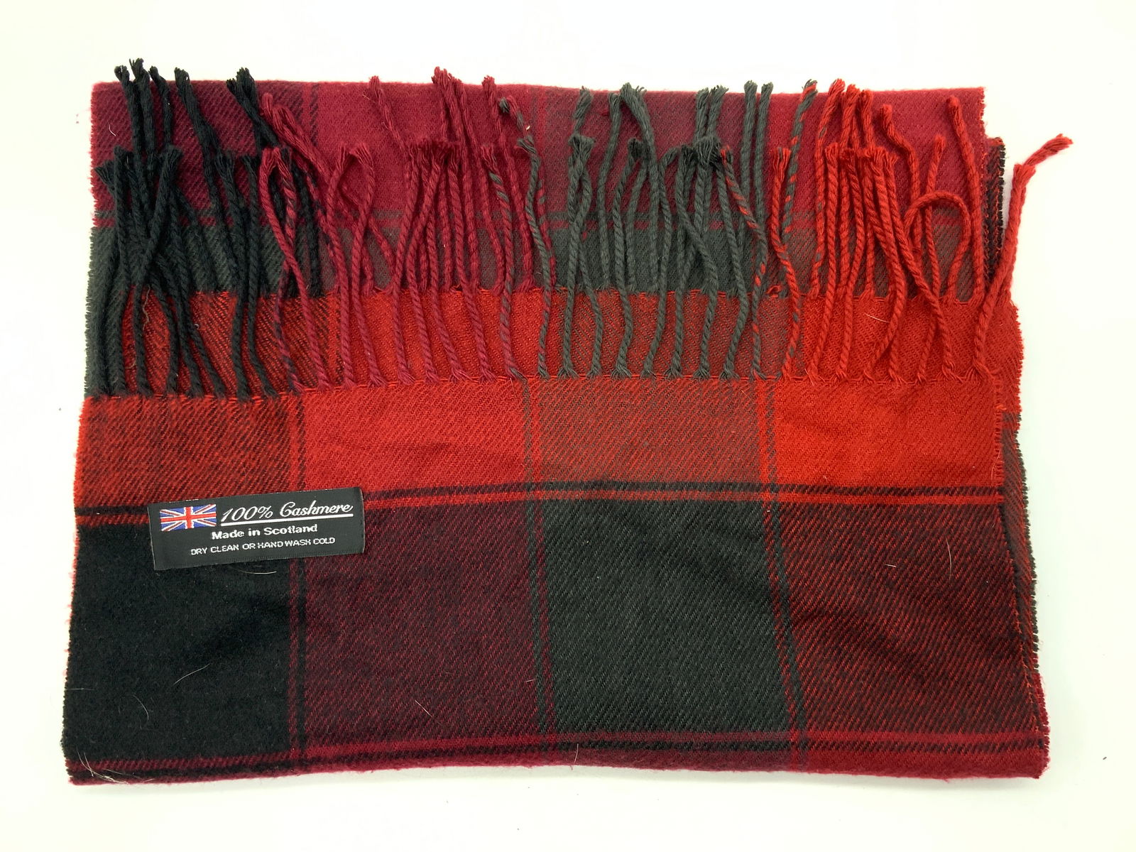 Plaid Cashmere Scarf, Scotland (1 of 5)