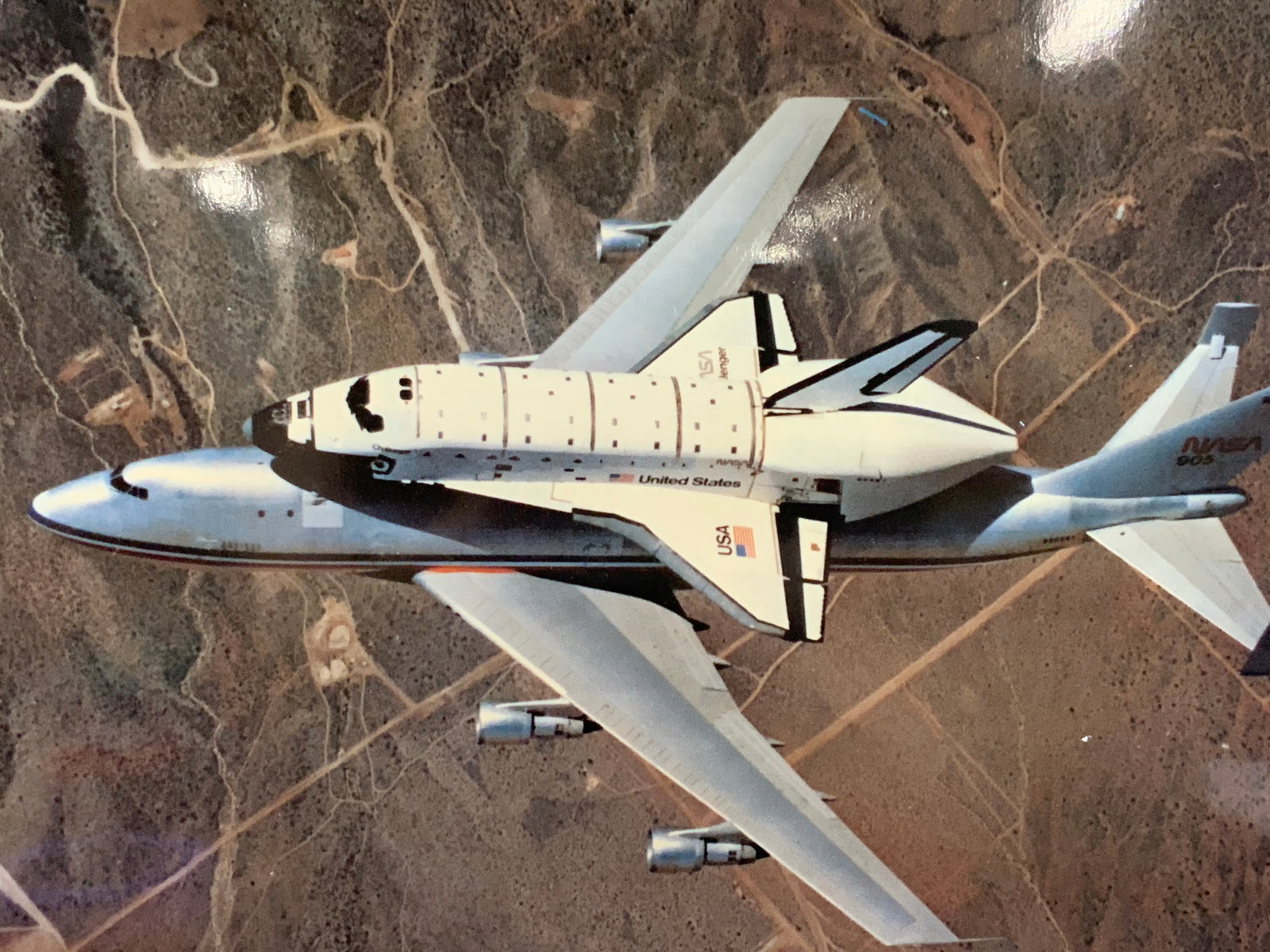 Challenger Space Shuttle Lithograph (1 of 7)