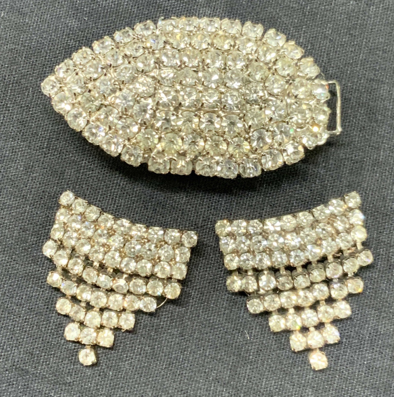 Lot 3pcs Rhinestone Jewelry Musi Shoe Clips & More (1 of 7)