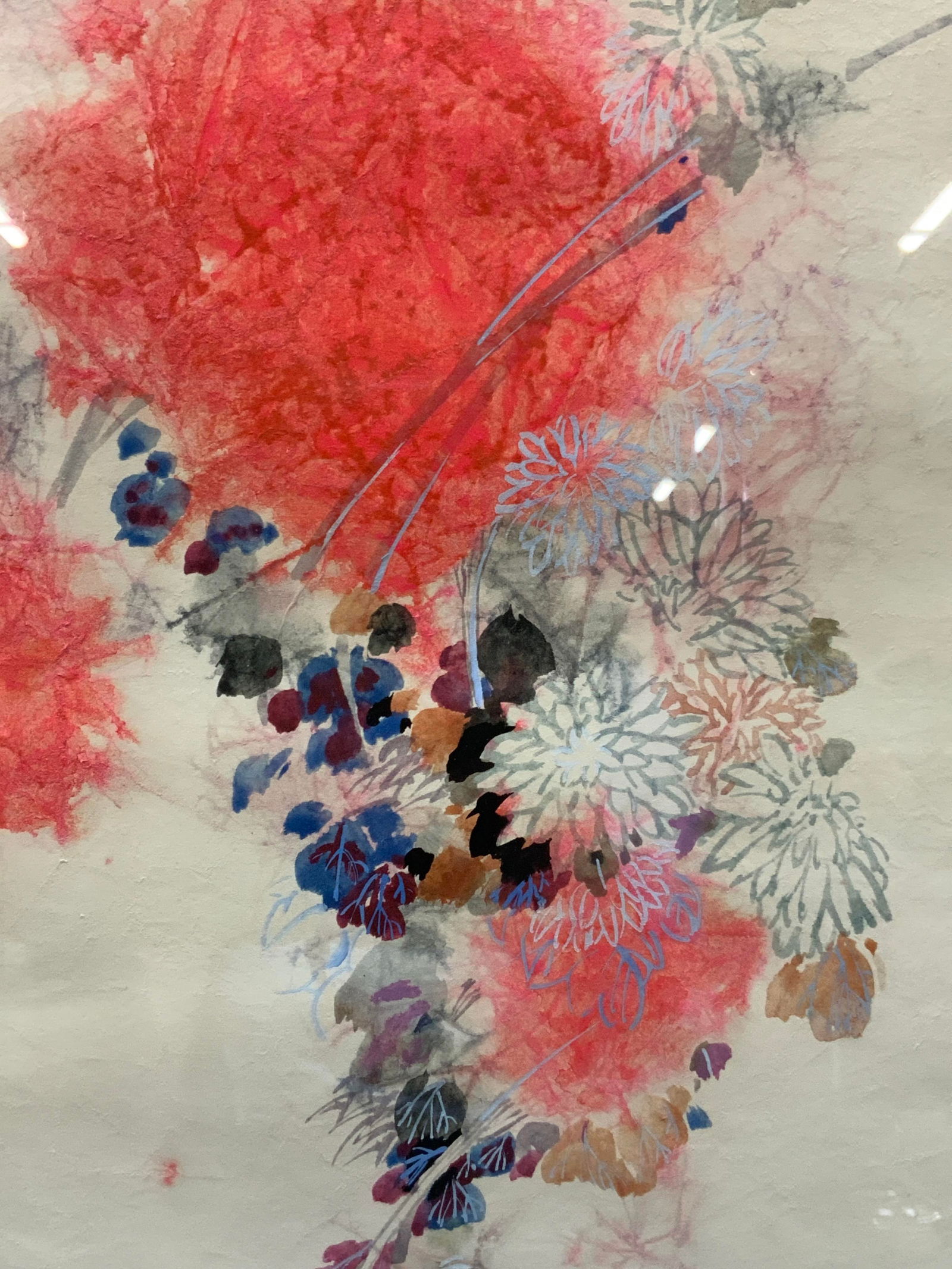 Sgd 1970 Watercolor On Hand Crafted Paper (1 of 8)