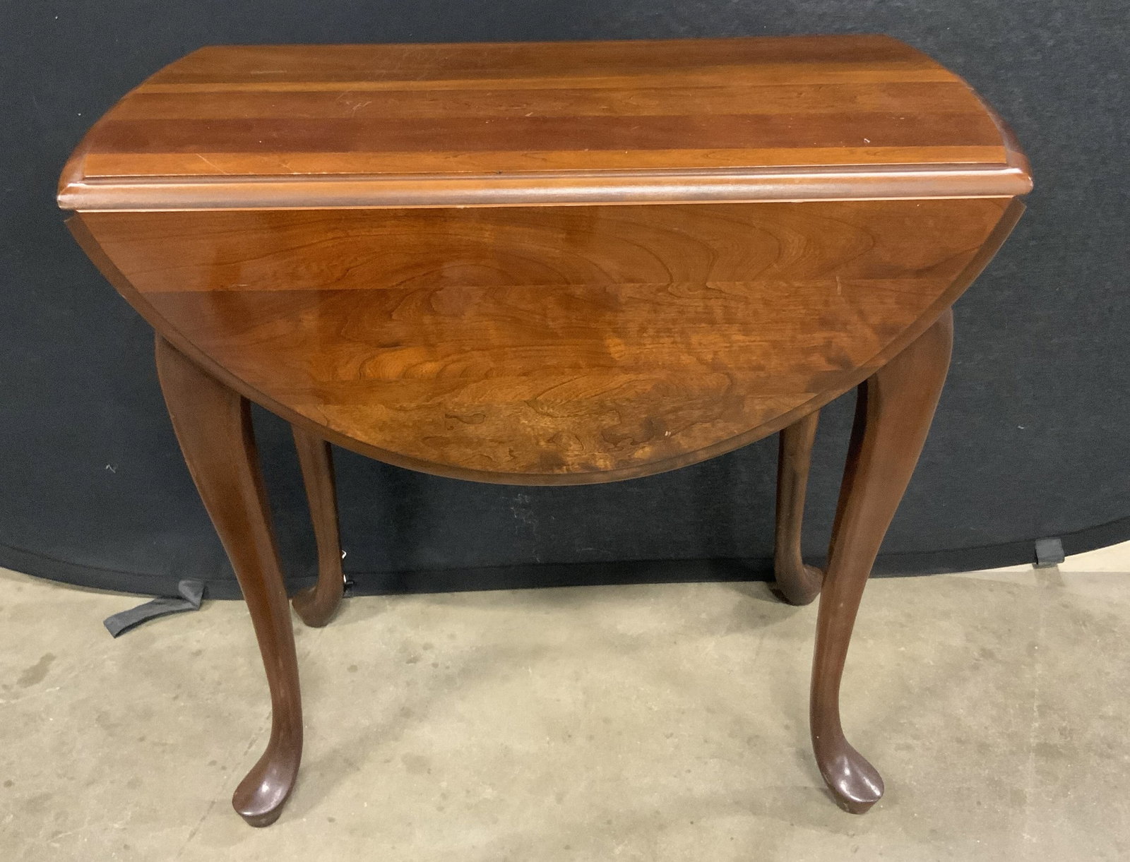 Vintage Wooden Drop Leaf Side Table, USA (1 of 8)