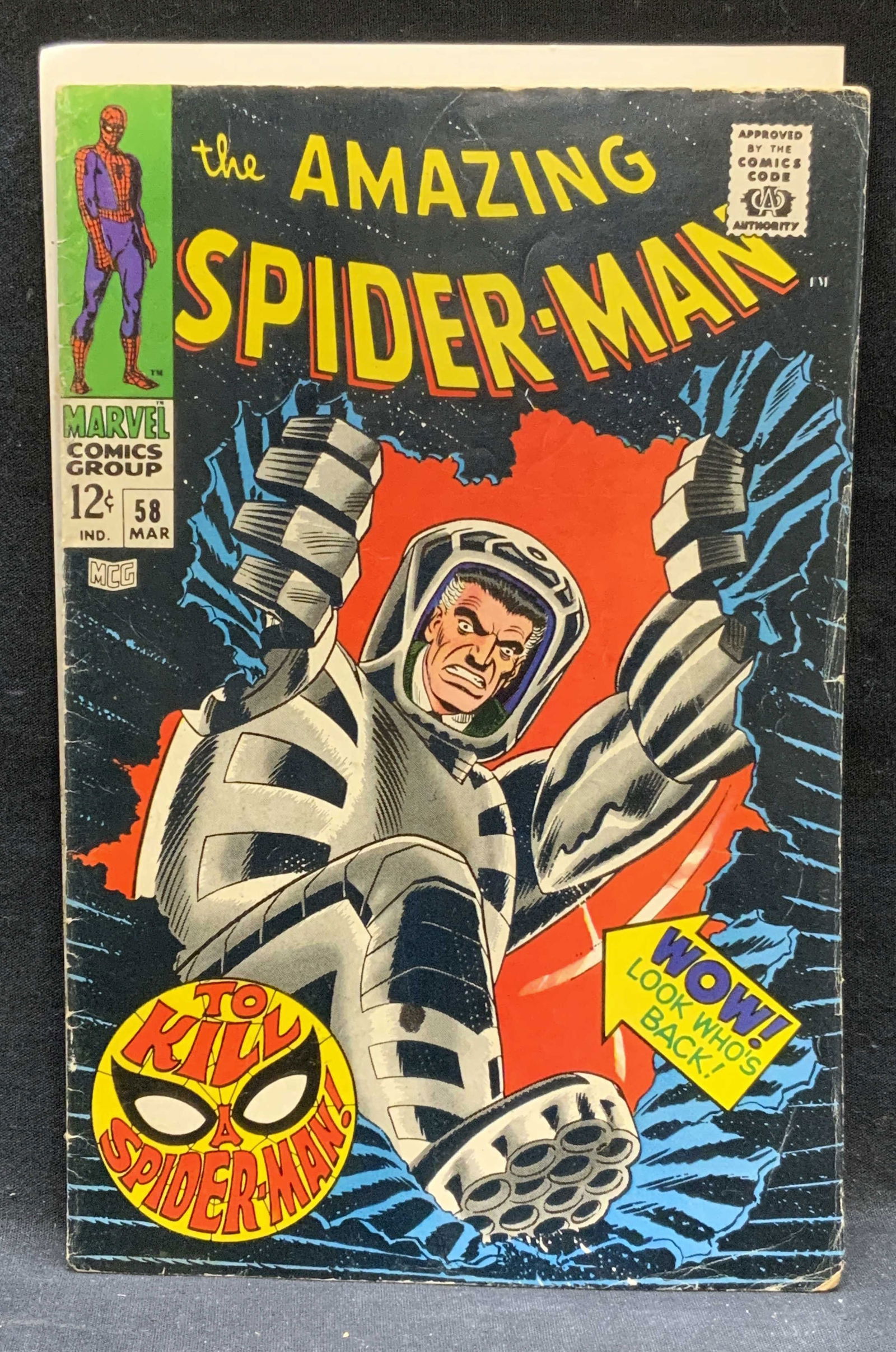 Marvel Comics Amazing Spider Man #58, 1967 (1 of 6)