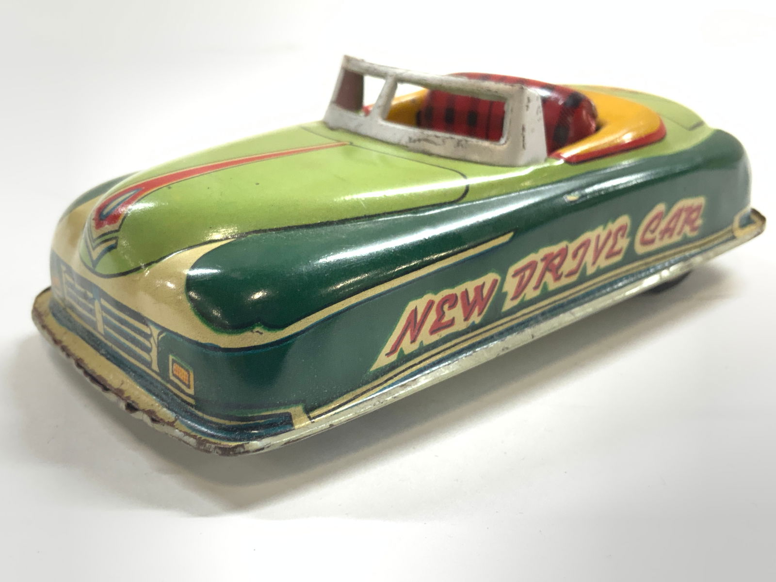 NEW DRIVE CAR Vntg Tin Toy Car 1950s (1 of 7)