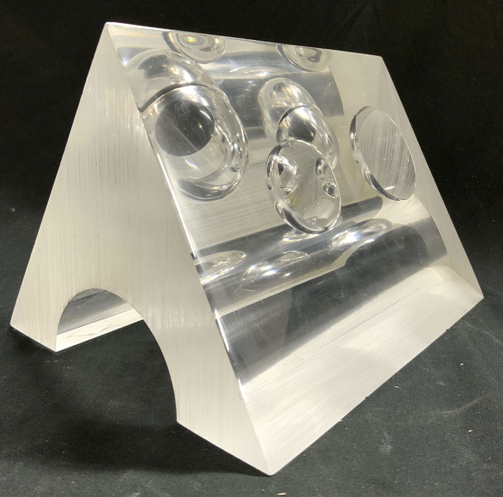 MCM Lucite Abstract Geometric Bubble Sculpture (1 of 7)
