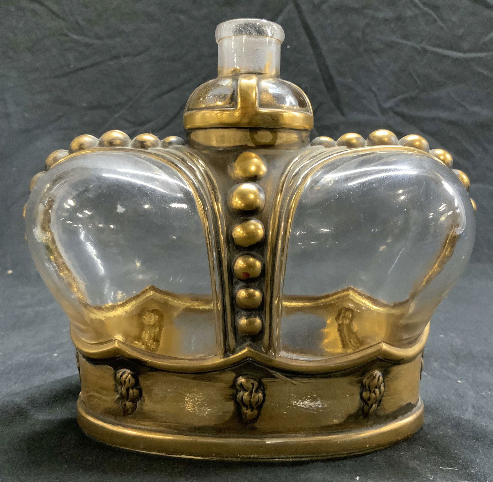PRINCE MATCHABELLI Glass & Gilt Perfume Bottle (1 of 6)