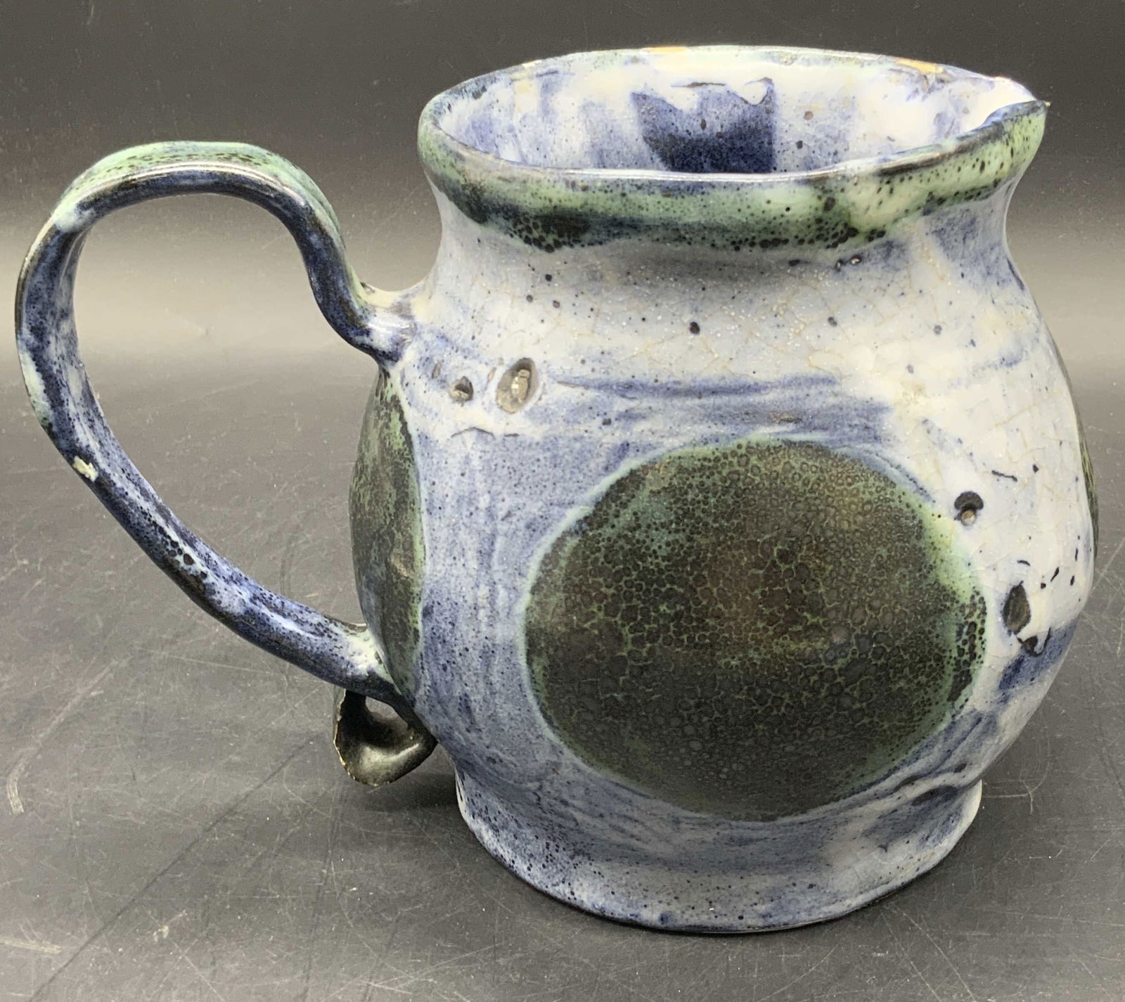Handmade Glazed Pottery Pitcher (1 of 7)