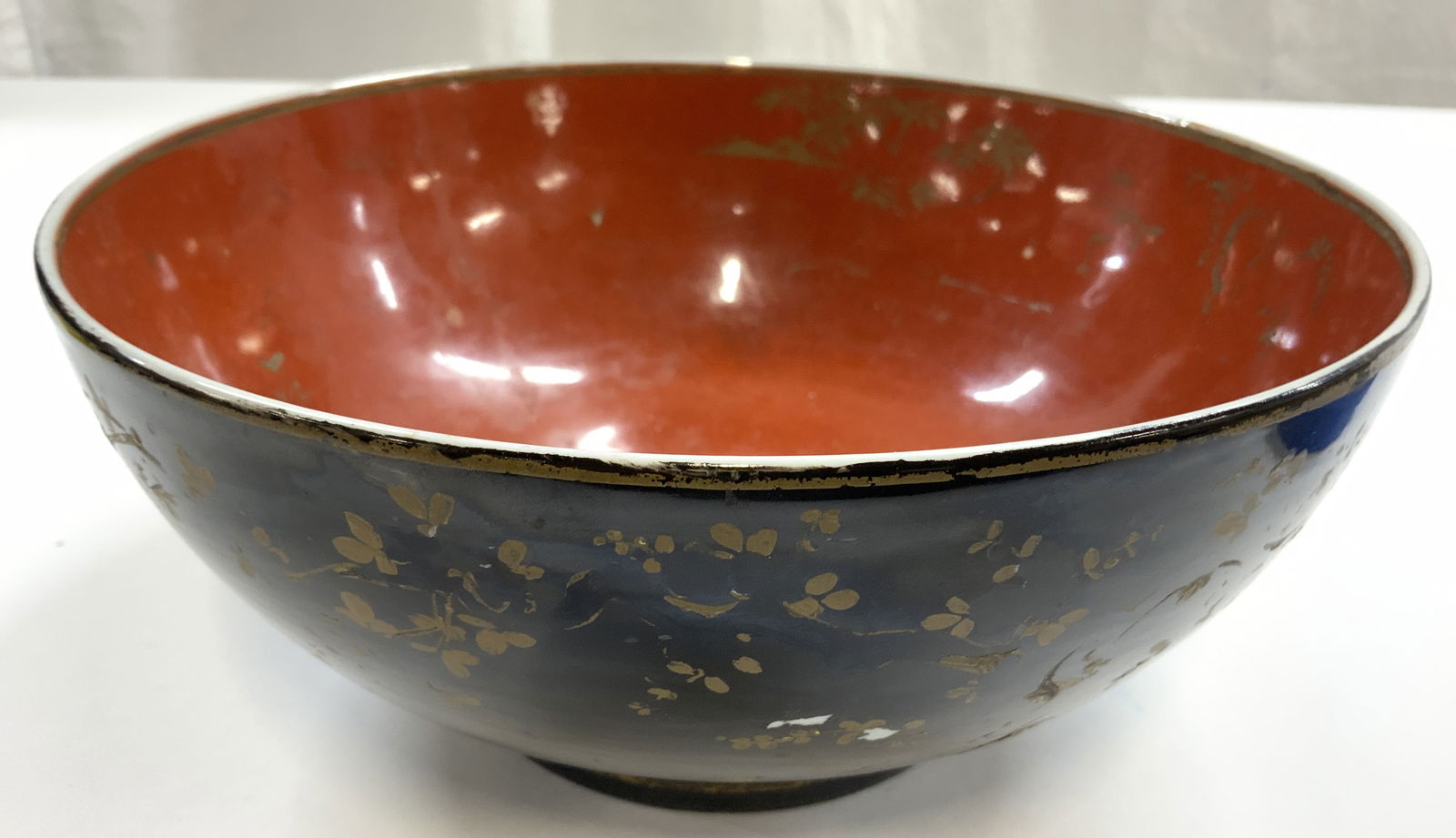 Trademarked Hand Painted Asian Porcelain Bowl (1 of 7)