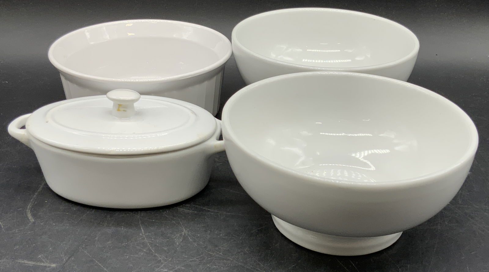 Lot 4 Ceramic & Corning Ware Tableware, Bowls + (1 of 8)