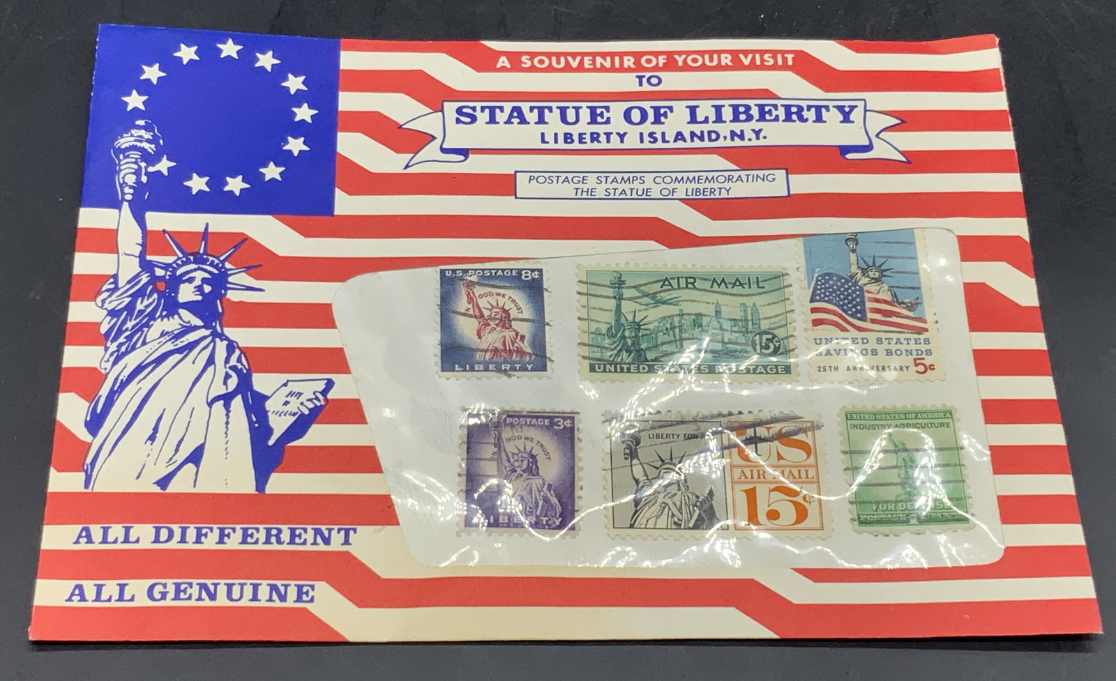STATUE OF LIBERTY Sealed Postage Stamps (1 of 11)