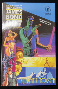 James Bond: Serpents Tooth #2, 1992, Comic: James Bond 007: Serpents Tooth #2, Aug. 1992. Illustrated in color. Comes in clear sleeve. Published by Acme Comics, Ltd., Dark Horse Comics, Inc, and Glidrose Publications. Published bimonthly