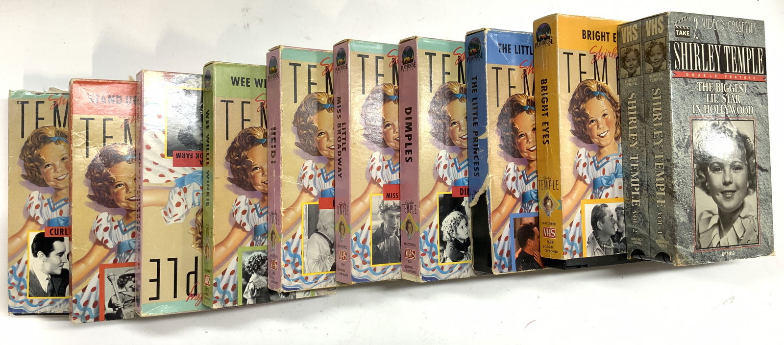 SHIRLEY TEMPLE Lot 11 Vntg Movie Collection VHS (1 of 12)