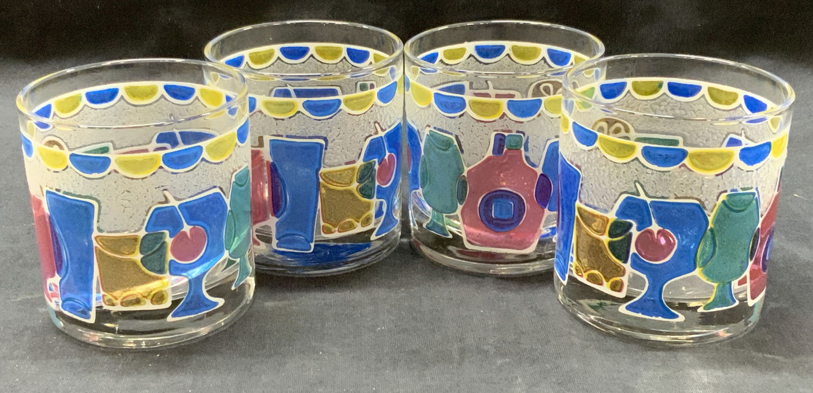Set 4 Barware Drinking Glasses (1 of 6)
