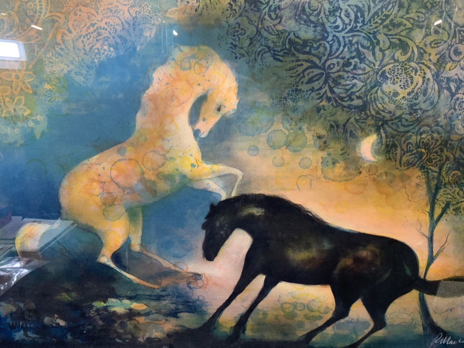 Signed & Numbered Horses Galloping Lithograph (1 of 11)