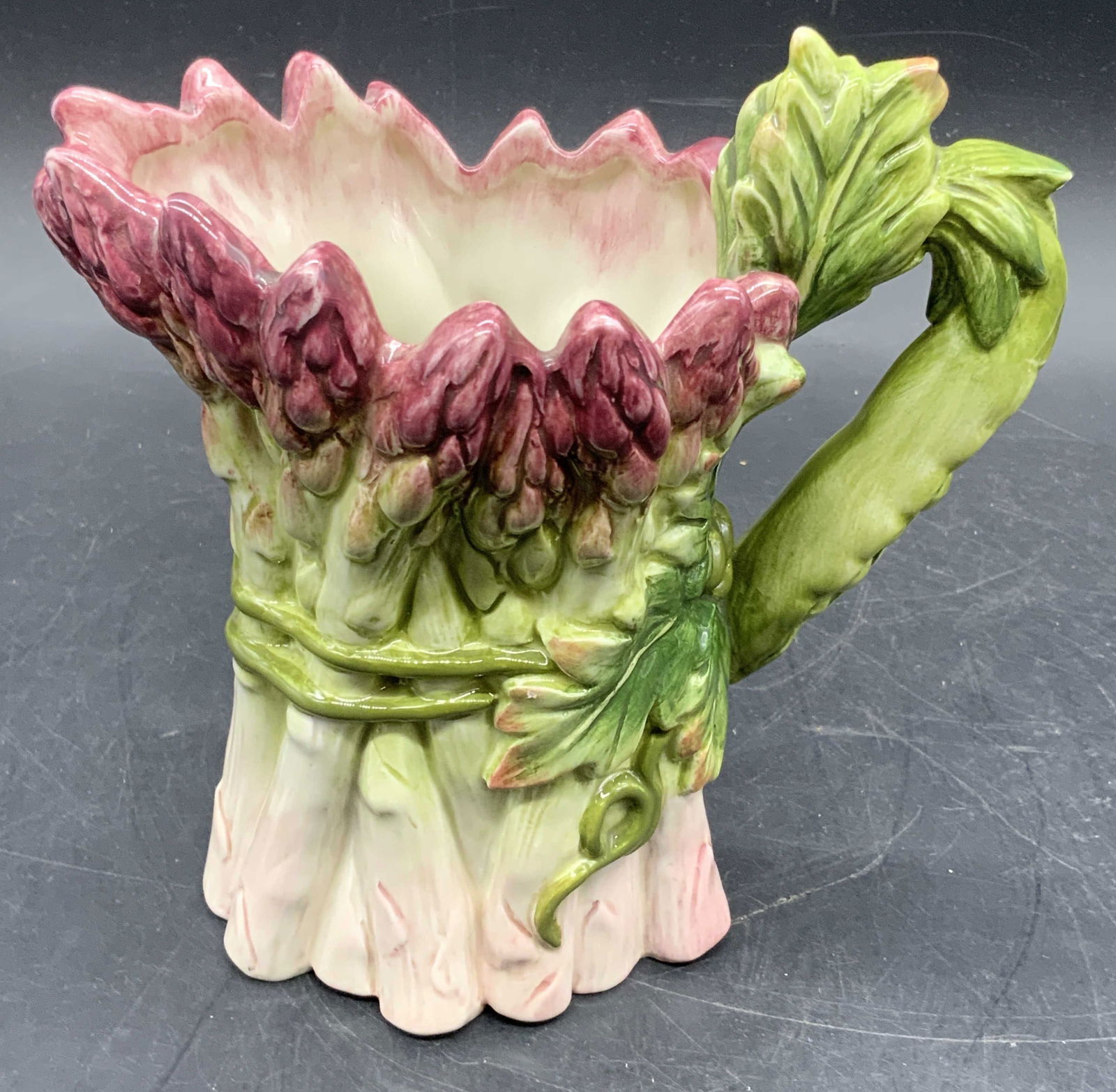 FITZ & FLOYD Ceramic Asparagus Motif Creamer (1 of 10)